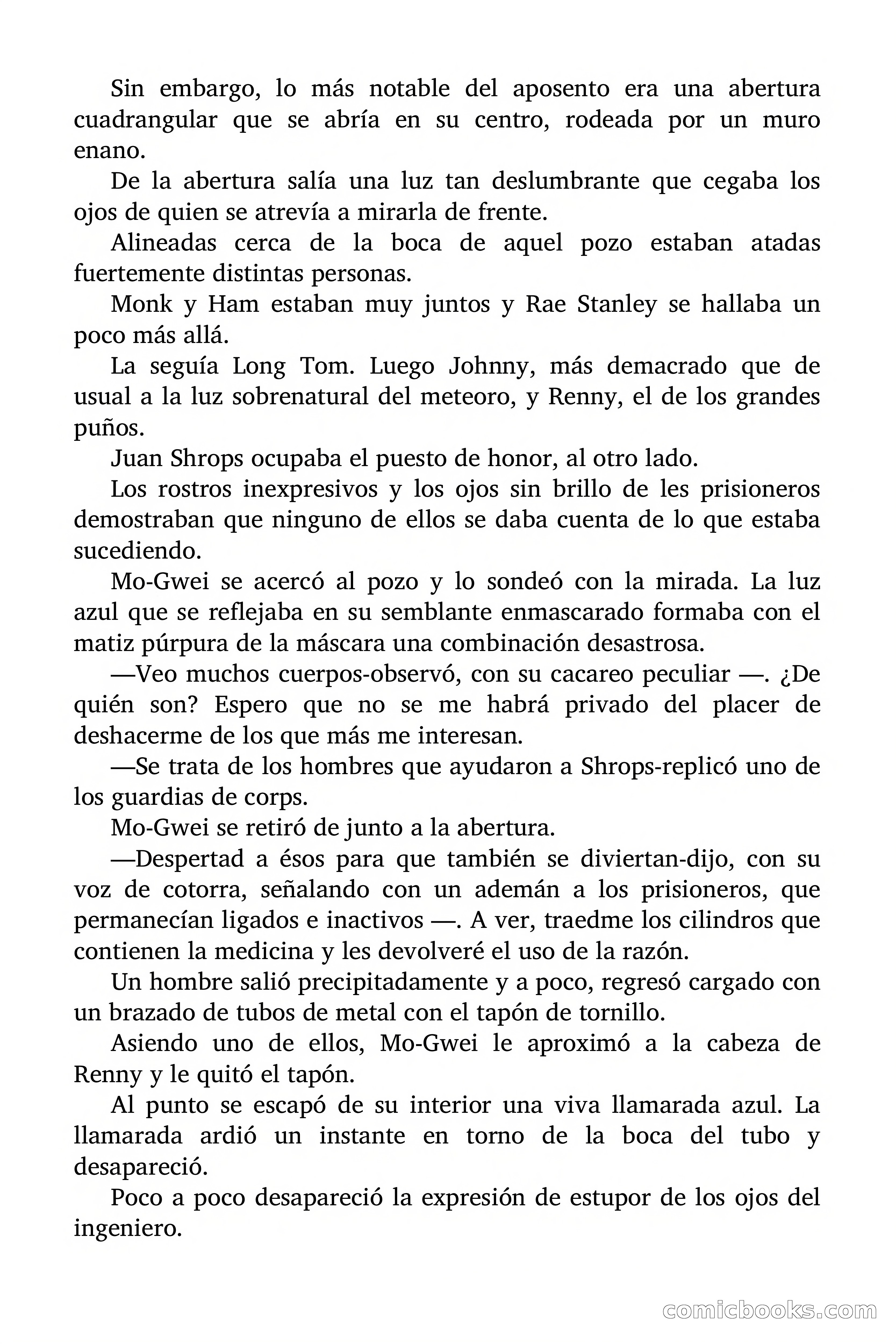Doc Savage Magazine, 'Locura Azul' — page 158 of 175
