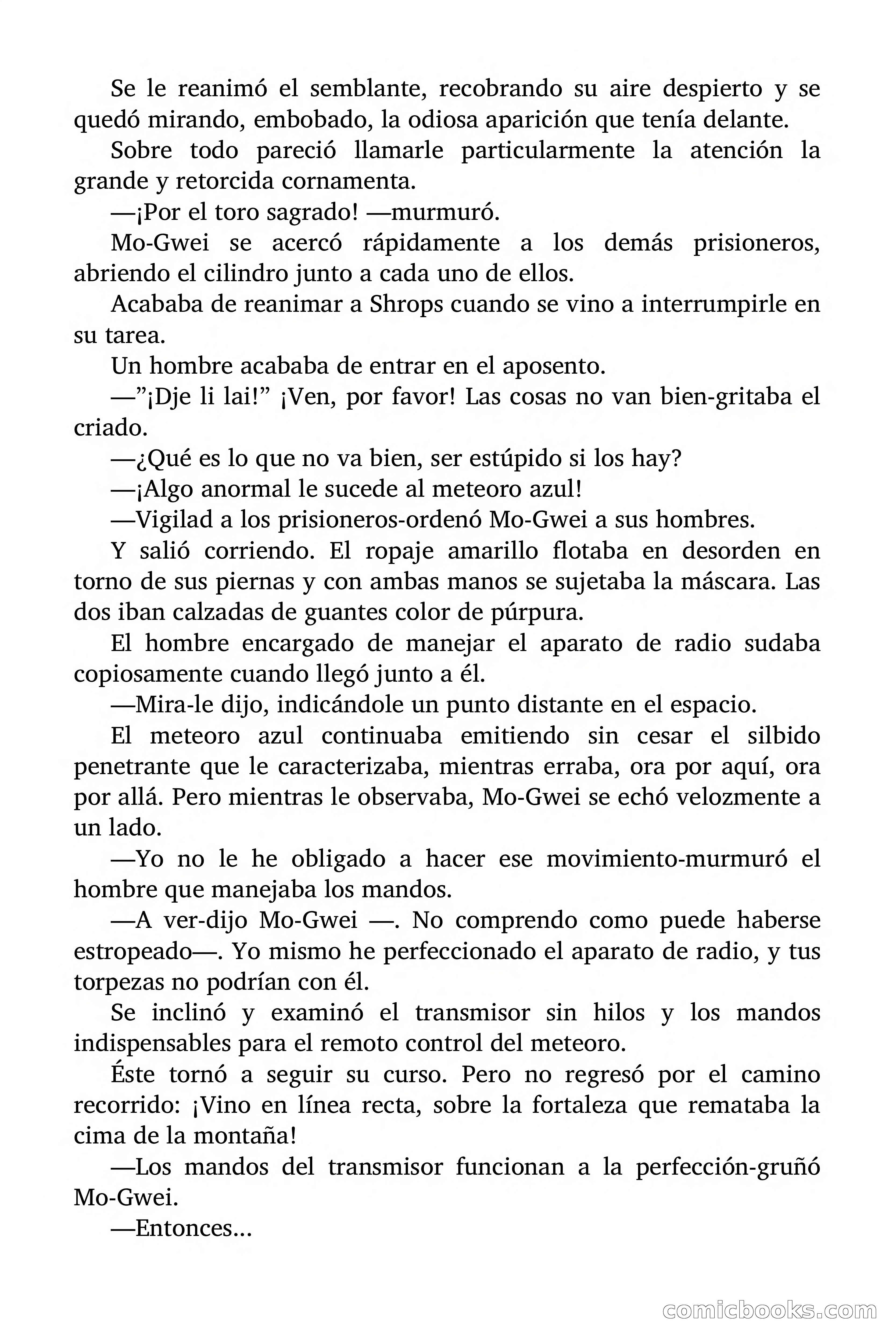 Doc Savage Magazine, 'Locura Azul' — page 159 of 175