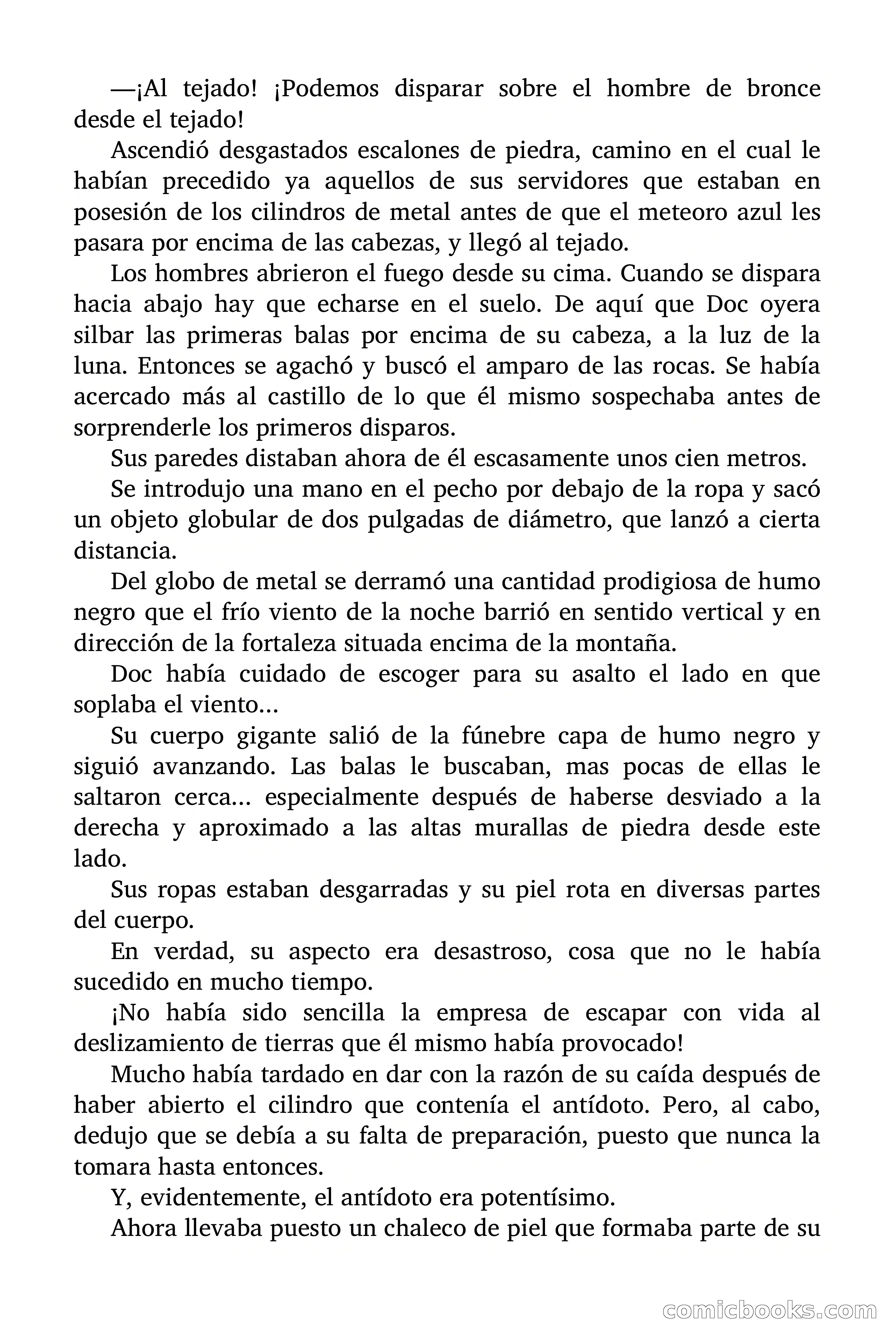 Doc Savage Magazine, 'Locura Azul' — page 161 of 175