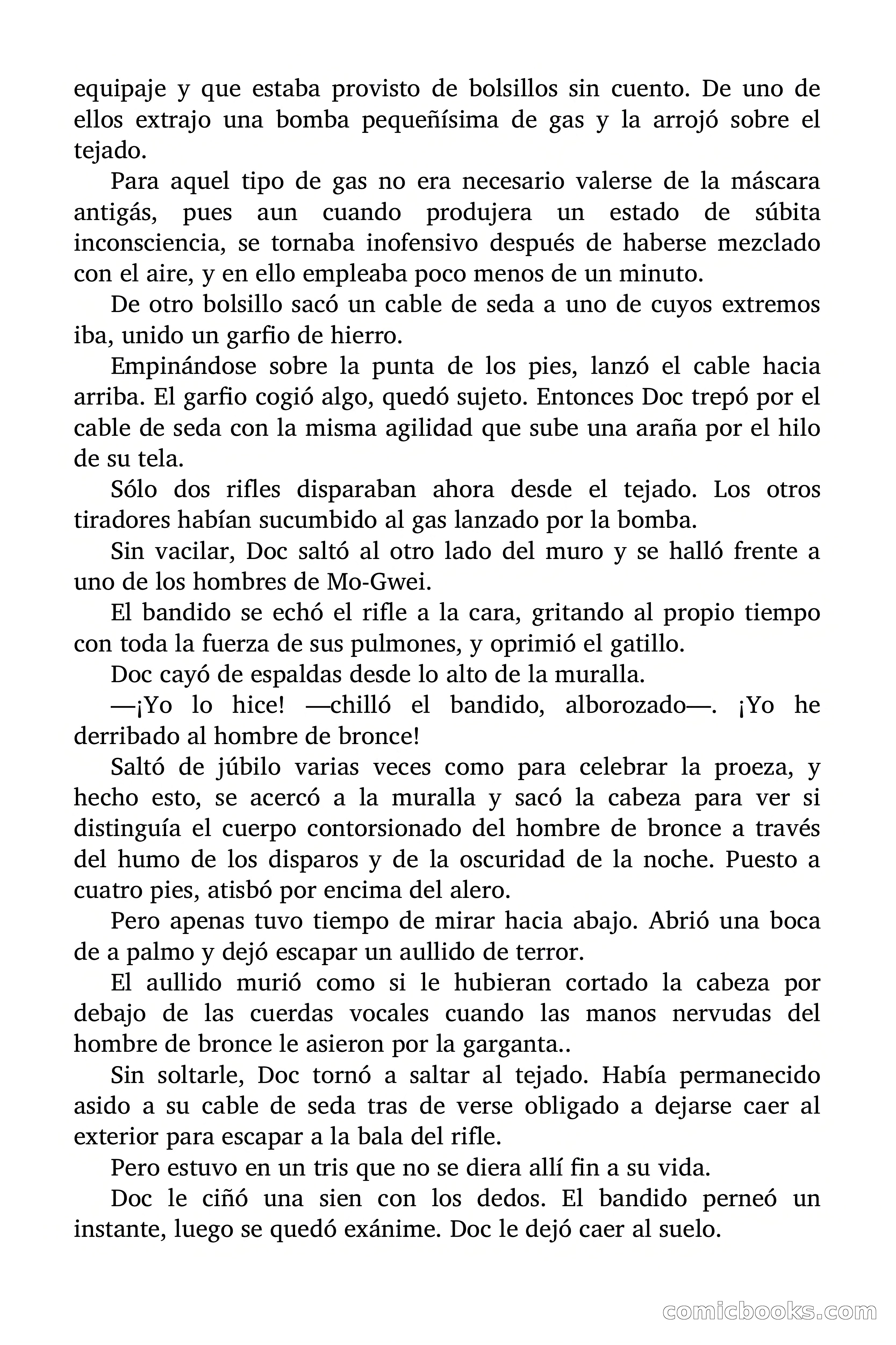 Doc Savage Magazine, 'Locura Azul' — page 162 of 175