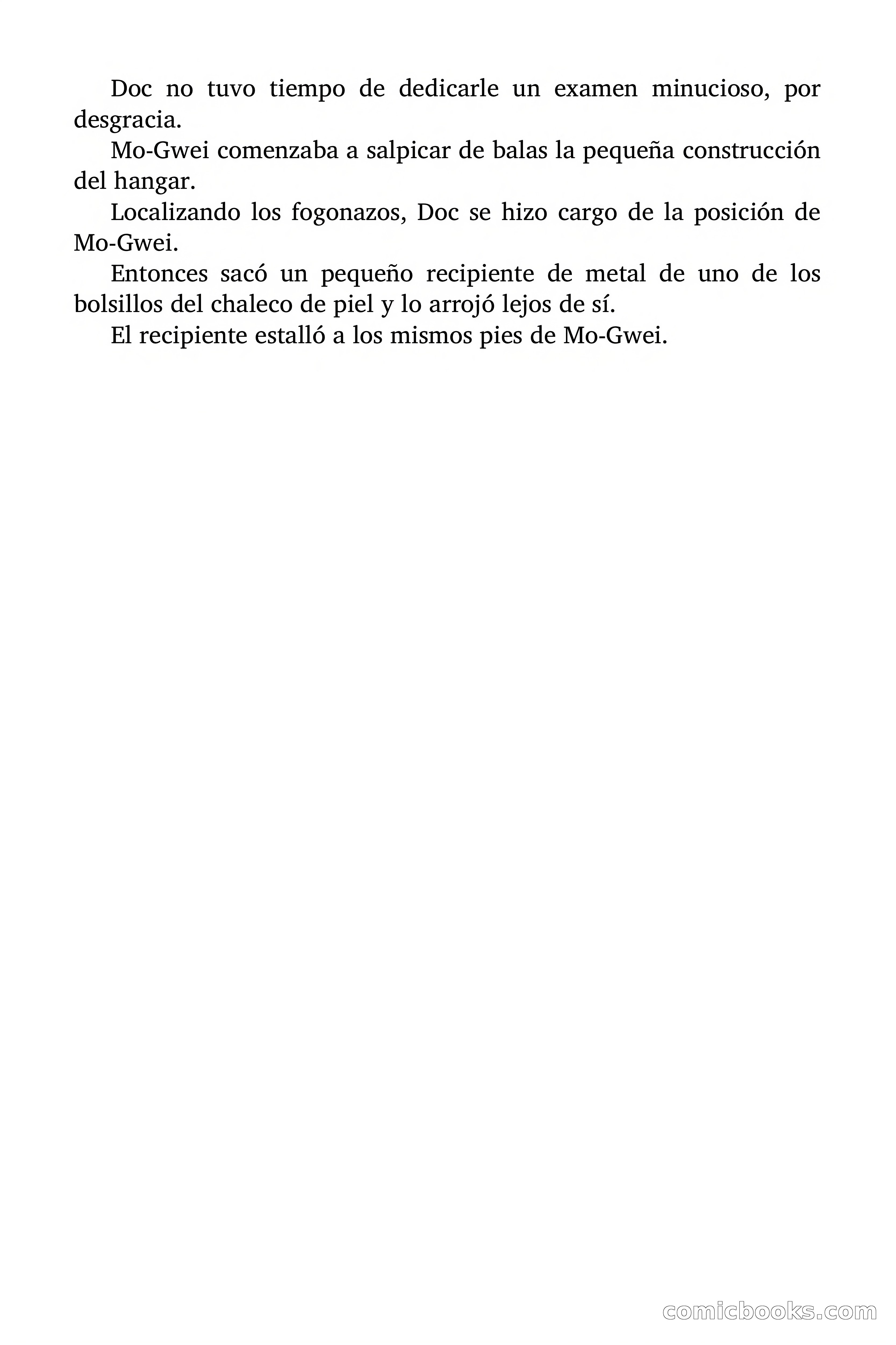 Doc Savage Magazine, 'Locura Azul' — page 164 of 175