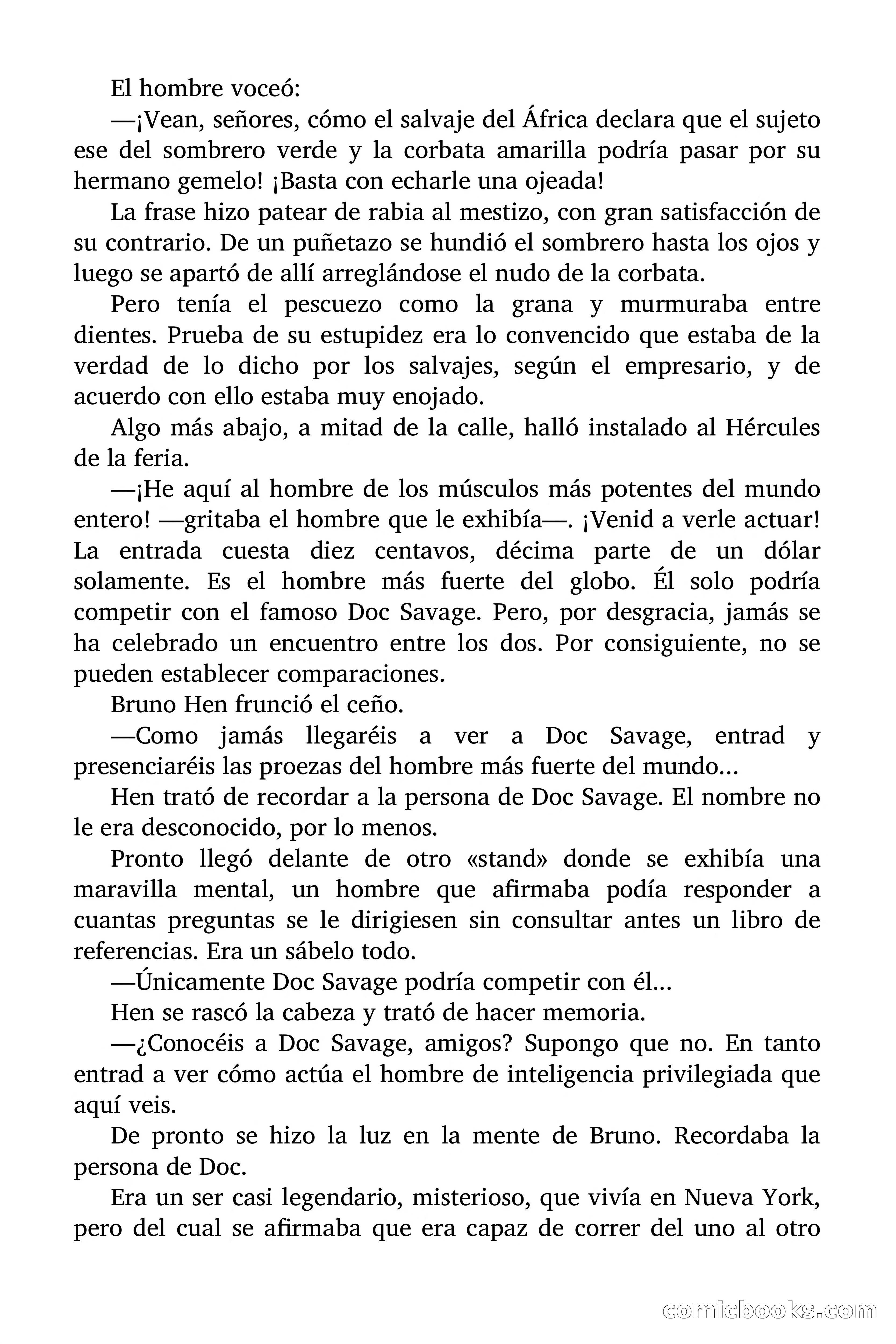 Doc Savage: Los Monstruos — page 6 of 171