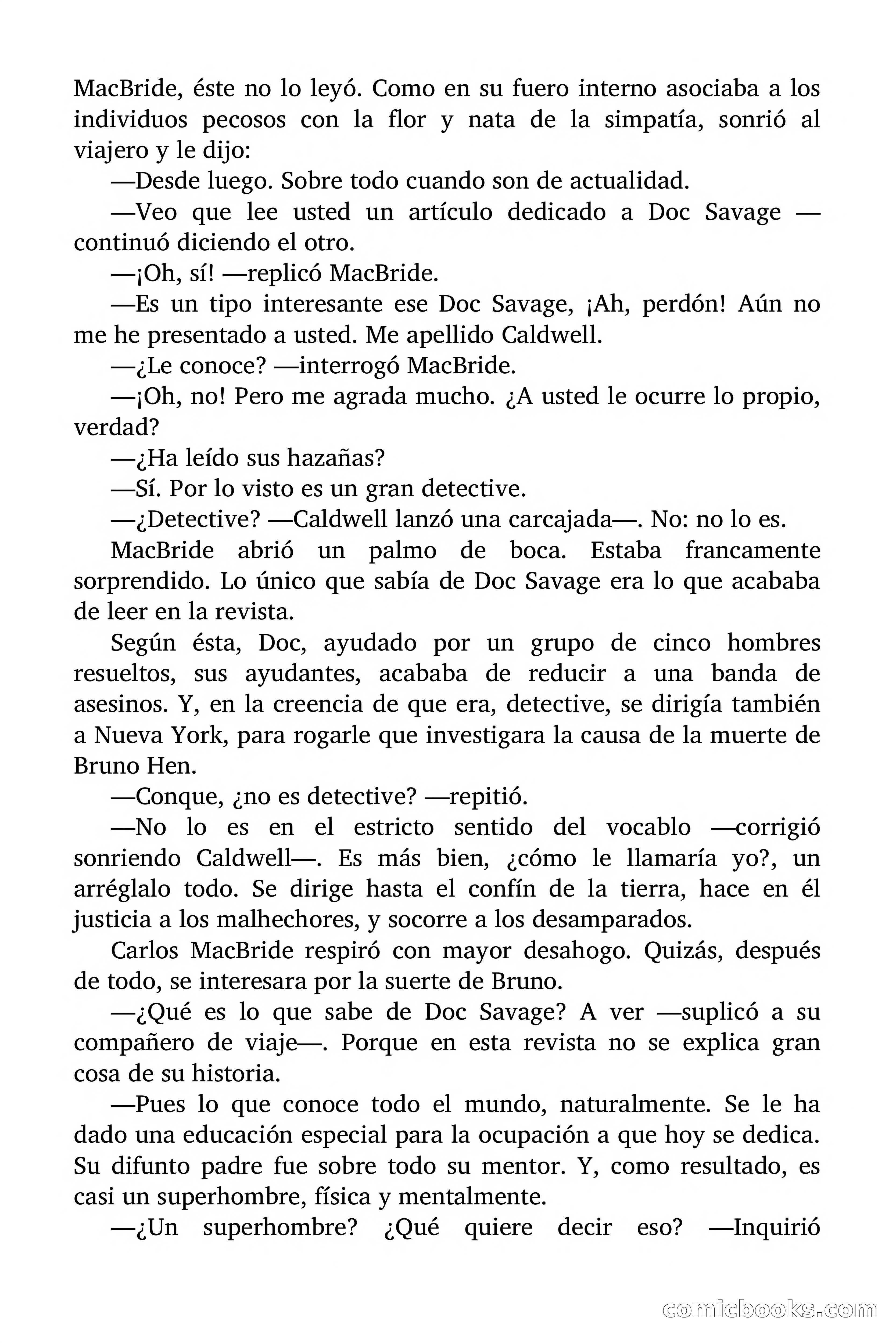 Doc Savage: Los Monstruos — page 18 of 171