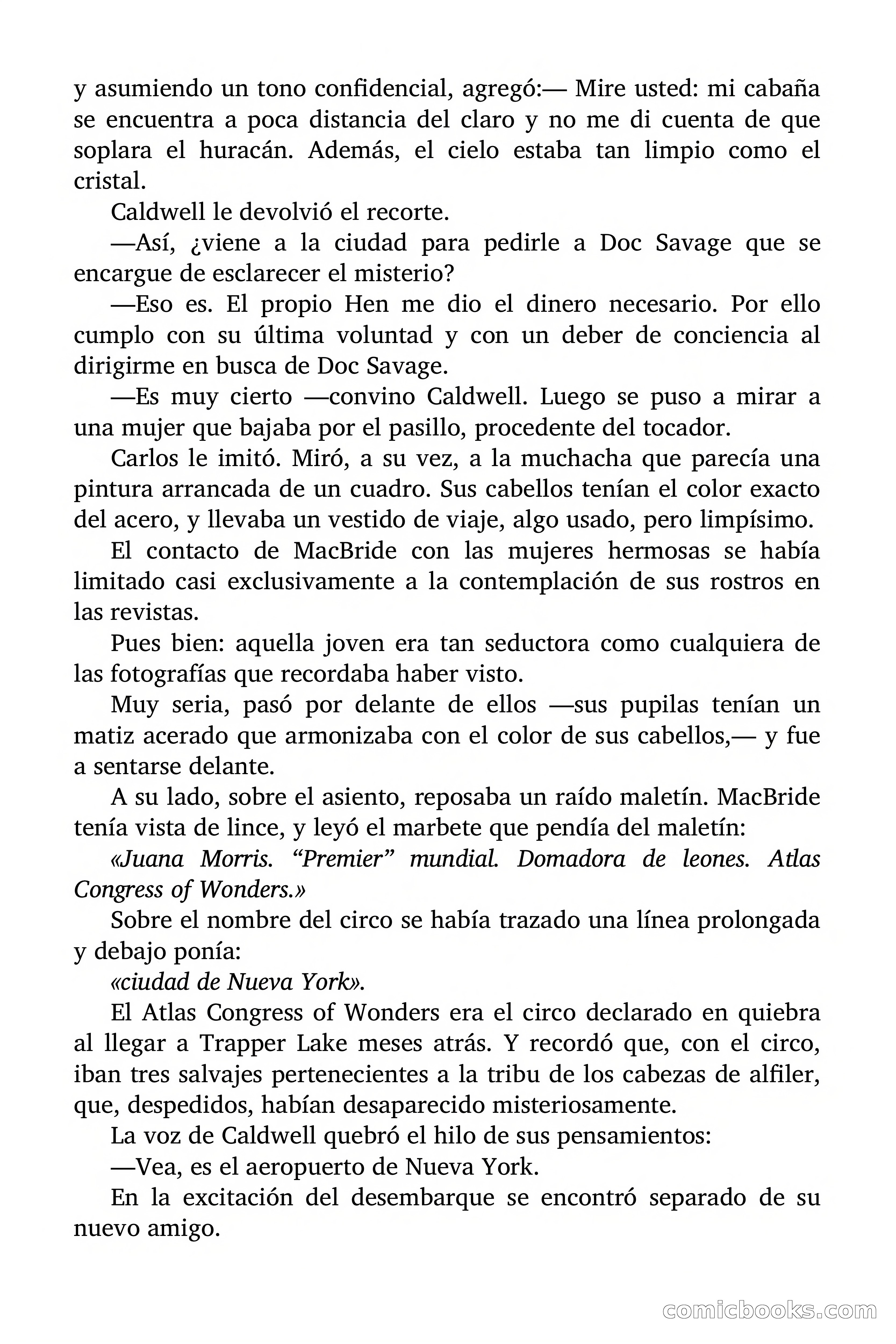 Doc Savage: Los Monstruos — page 20 of 171