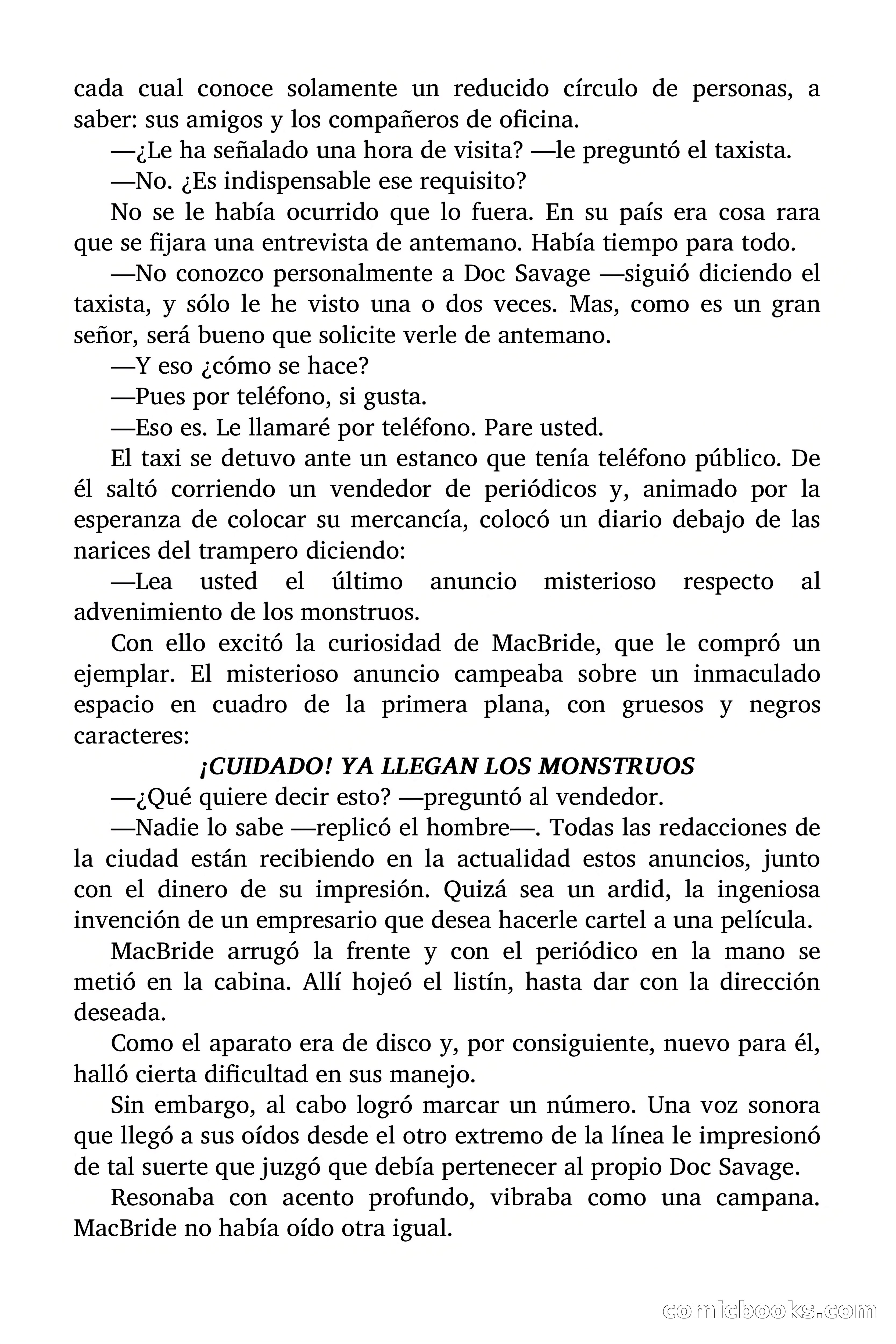 Doc Savage: Los Monstruos — page 24 of 171