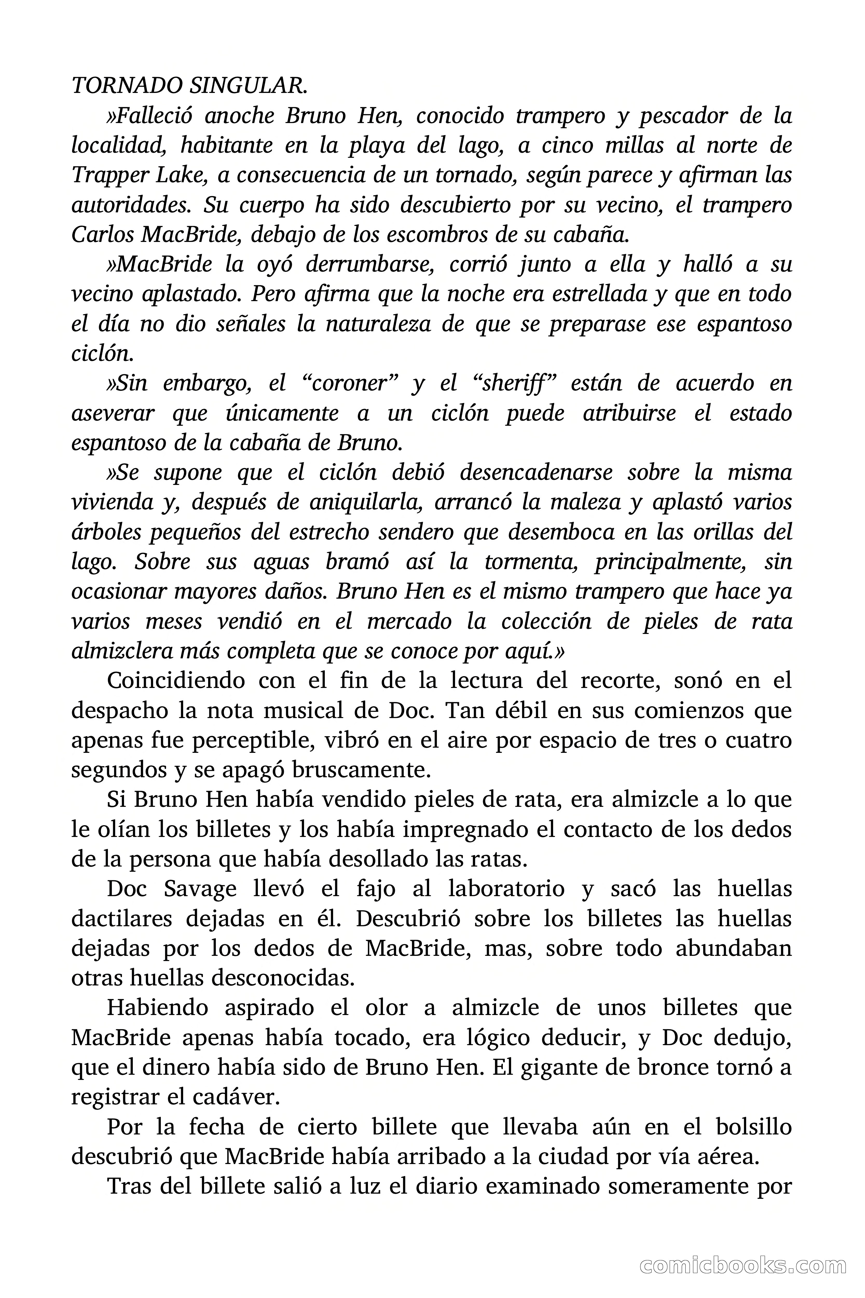 Doc Savage: Los Monstruos — page 31 of 171