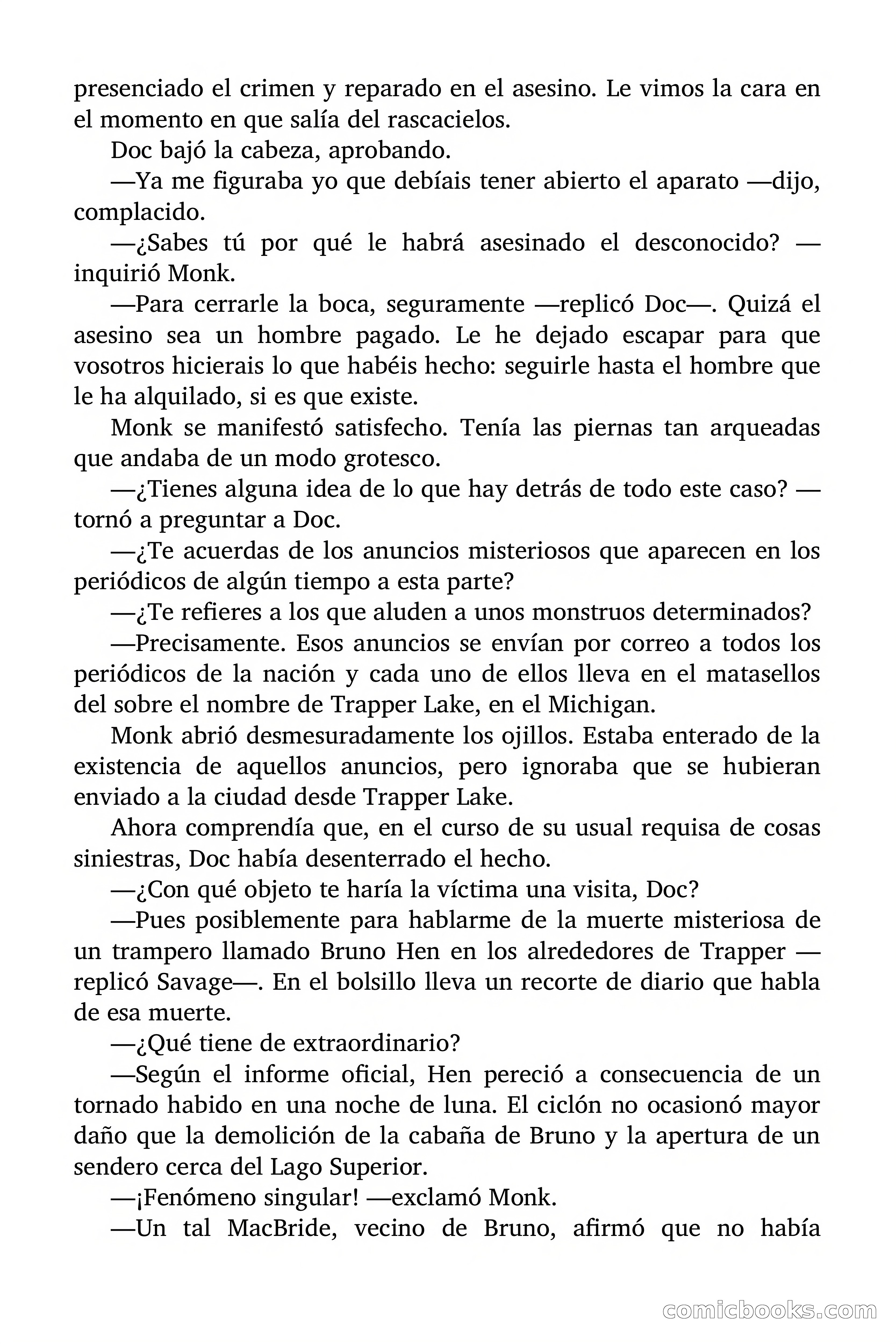 Doc Savage: Los Monstruos — page 35 of 171