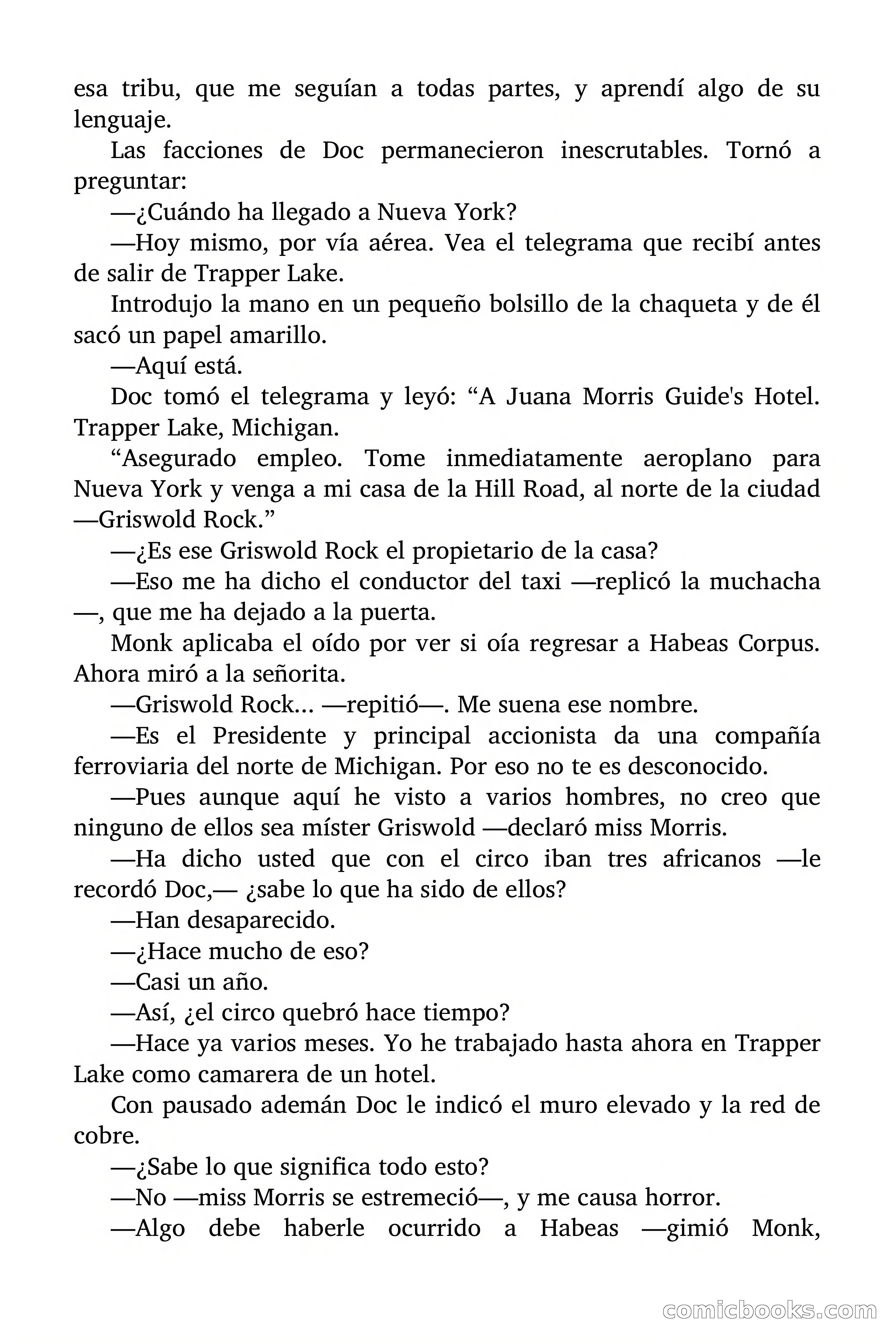 Doc Savage: Los Monstruos — page 46 of 171