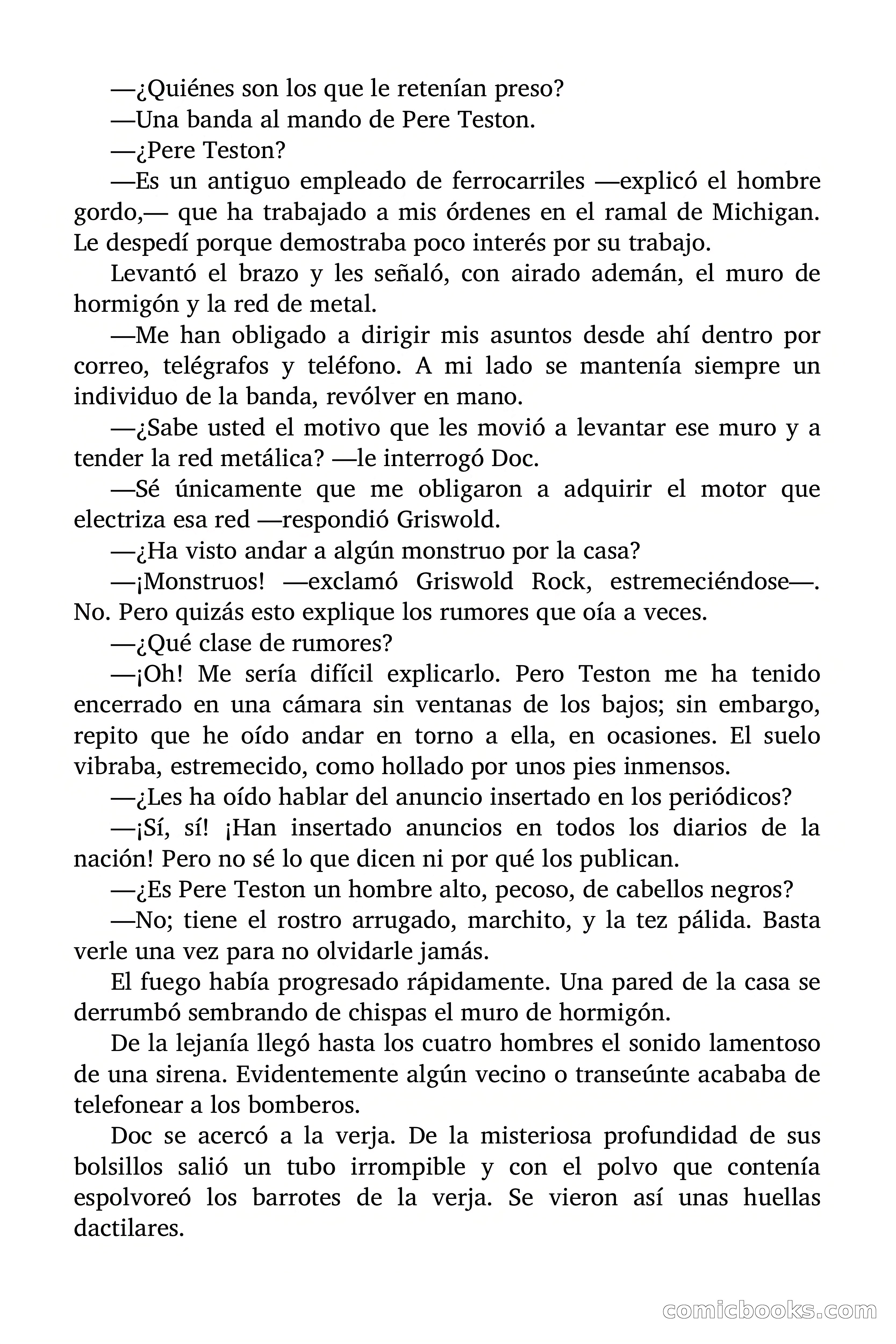 Doc Savage: Los Monstruos — page 58 of 171