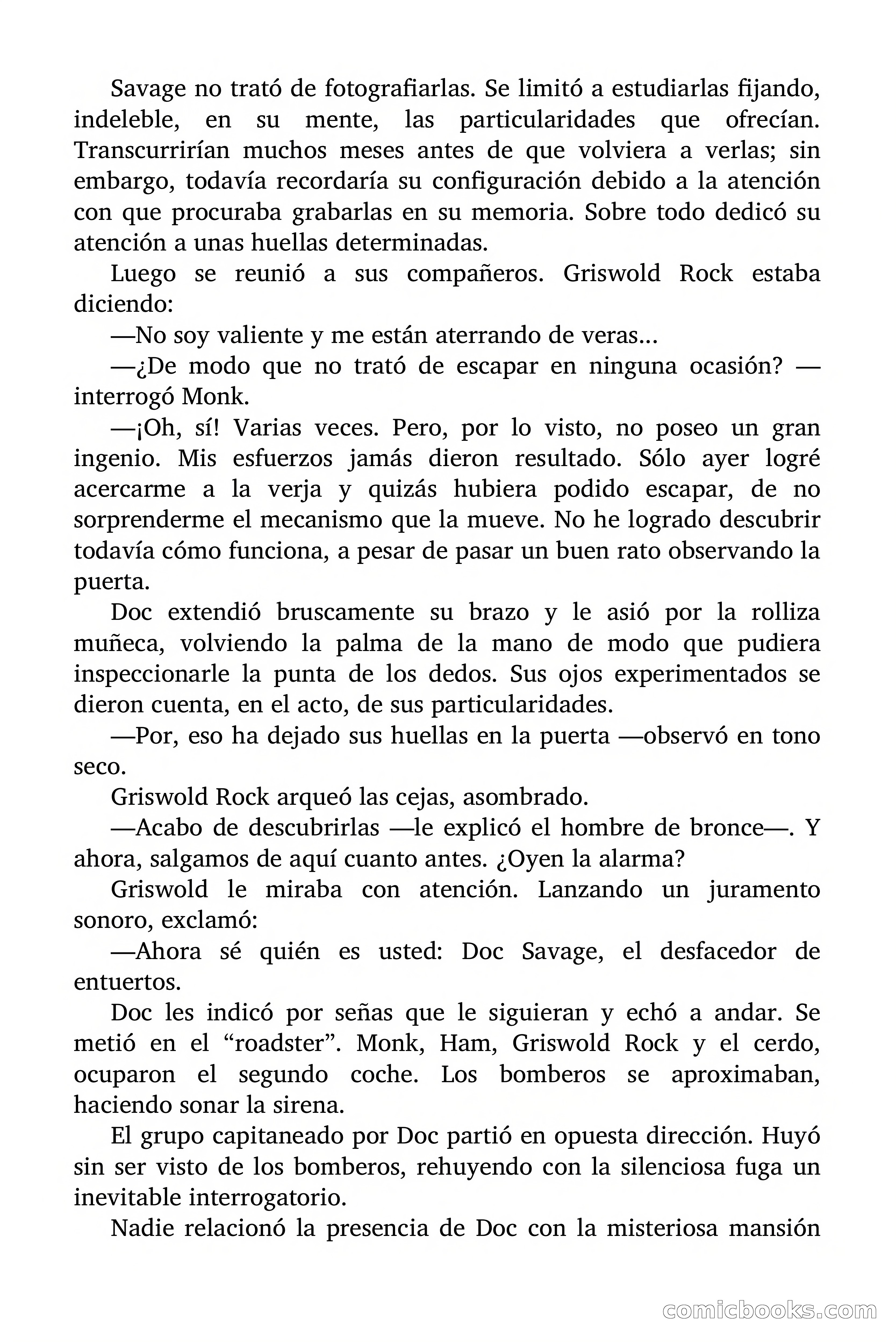 Doc Savage: Los Monstruos — page 59 of 171