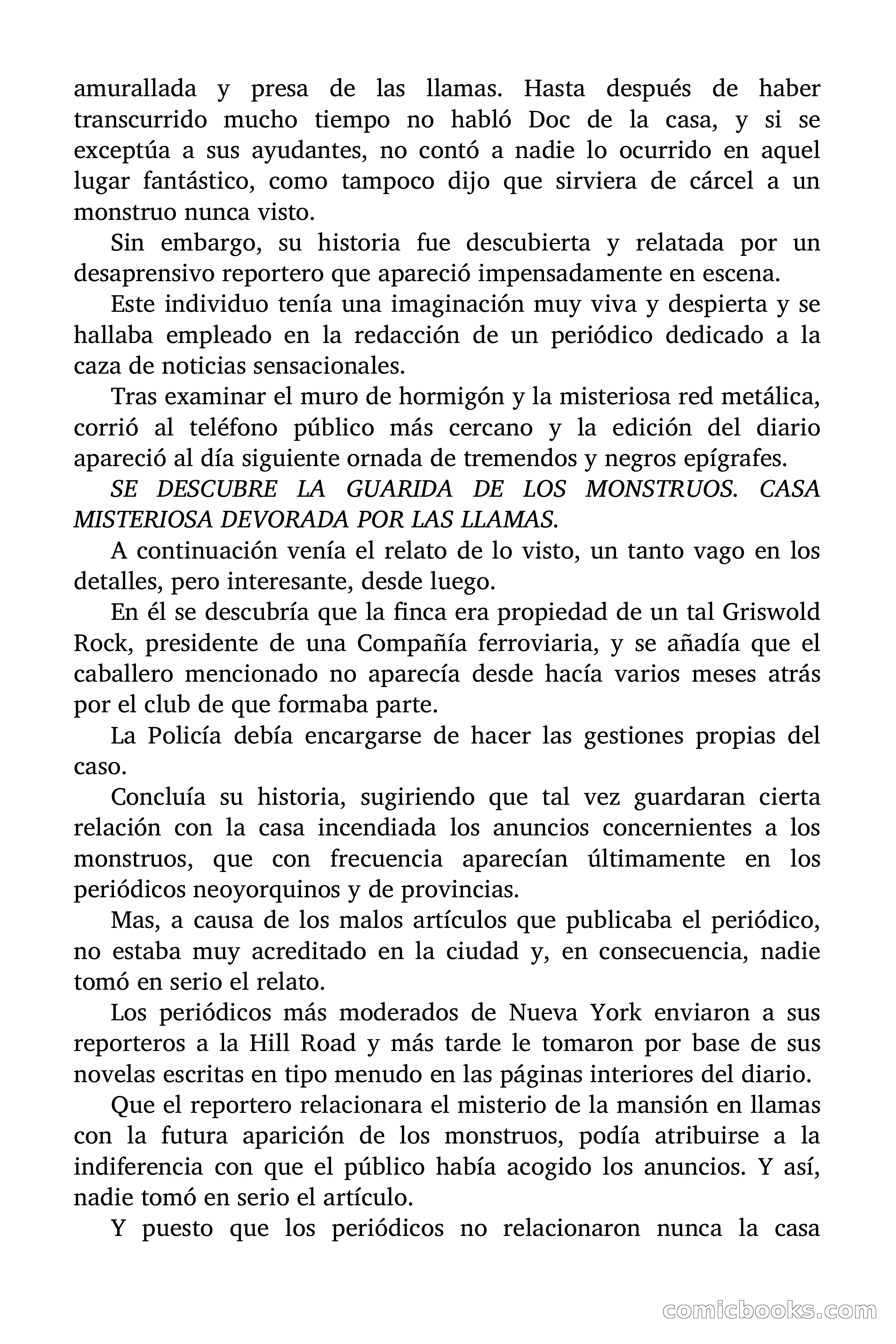 Doc Savage: Los Monstruos — page 60 of 171