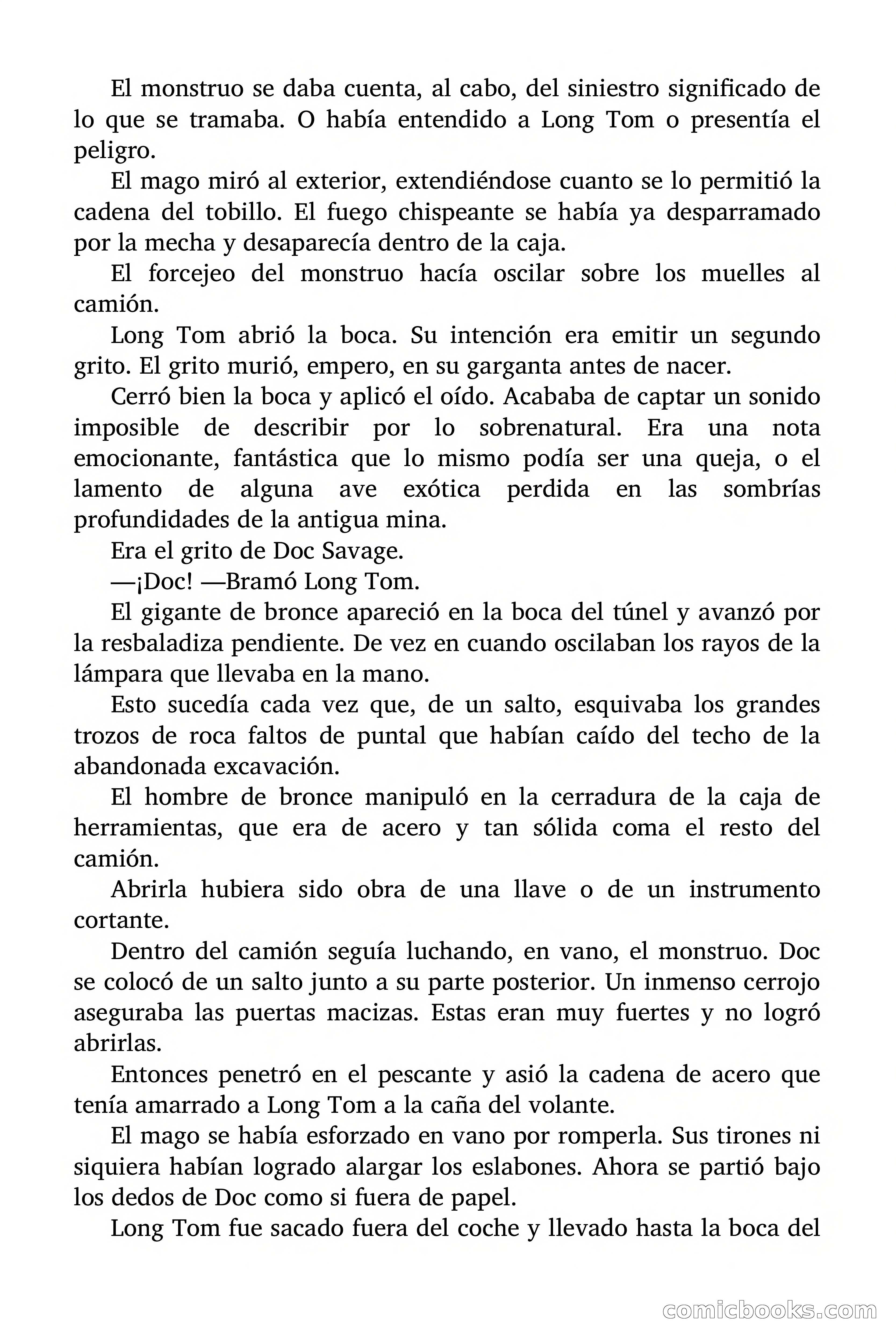 Doc Savage: Los Monstruos — page 74 of 171