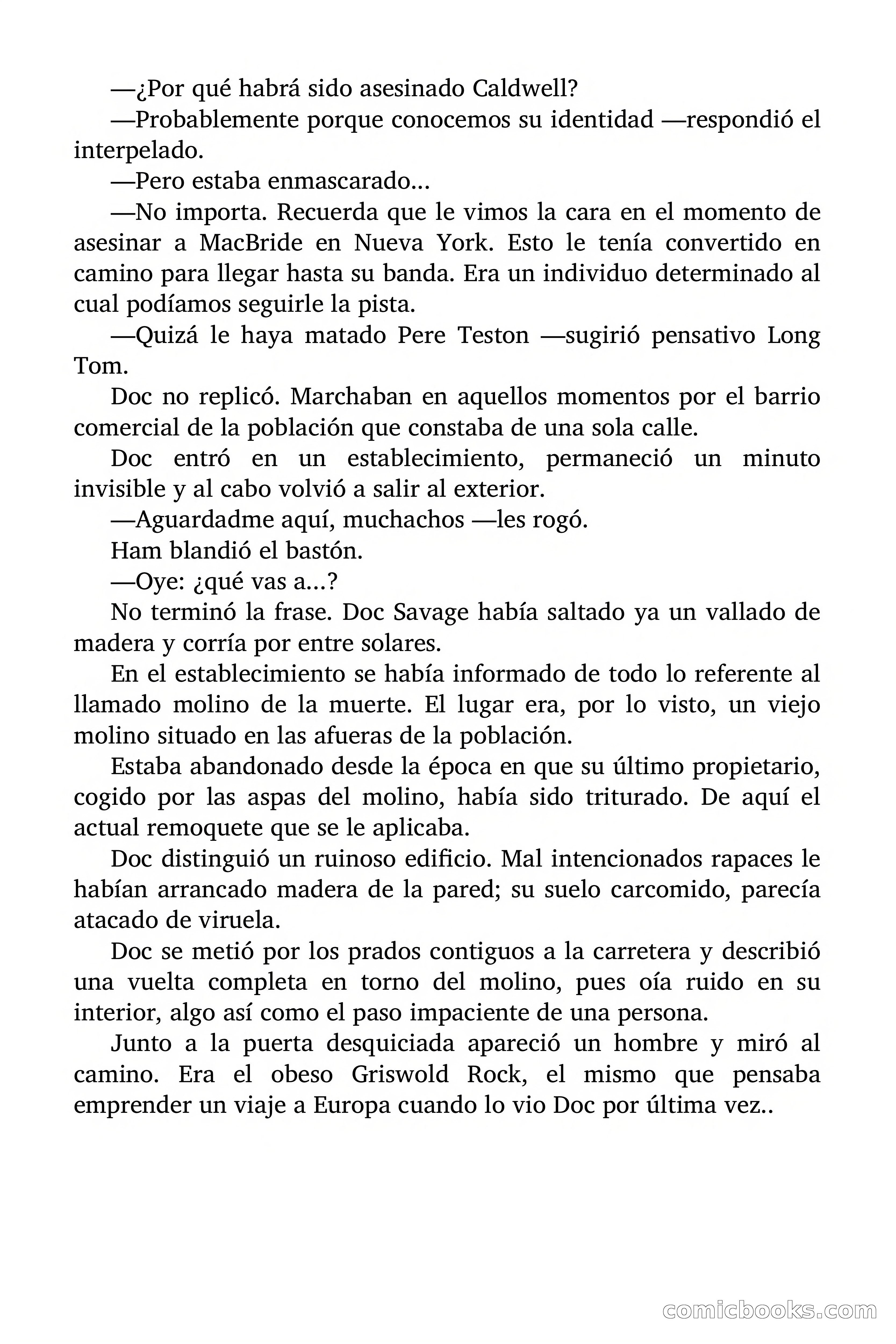 Doc Savage: Los Monstruos — page 100 of 171