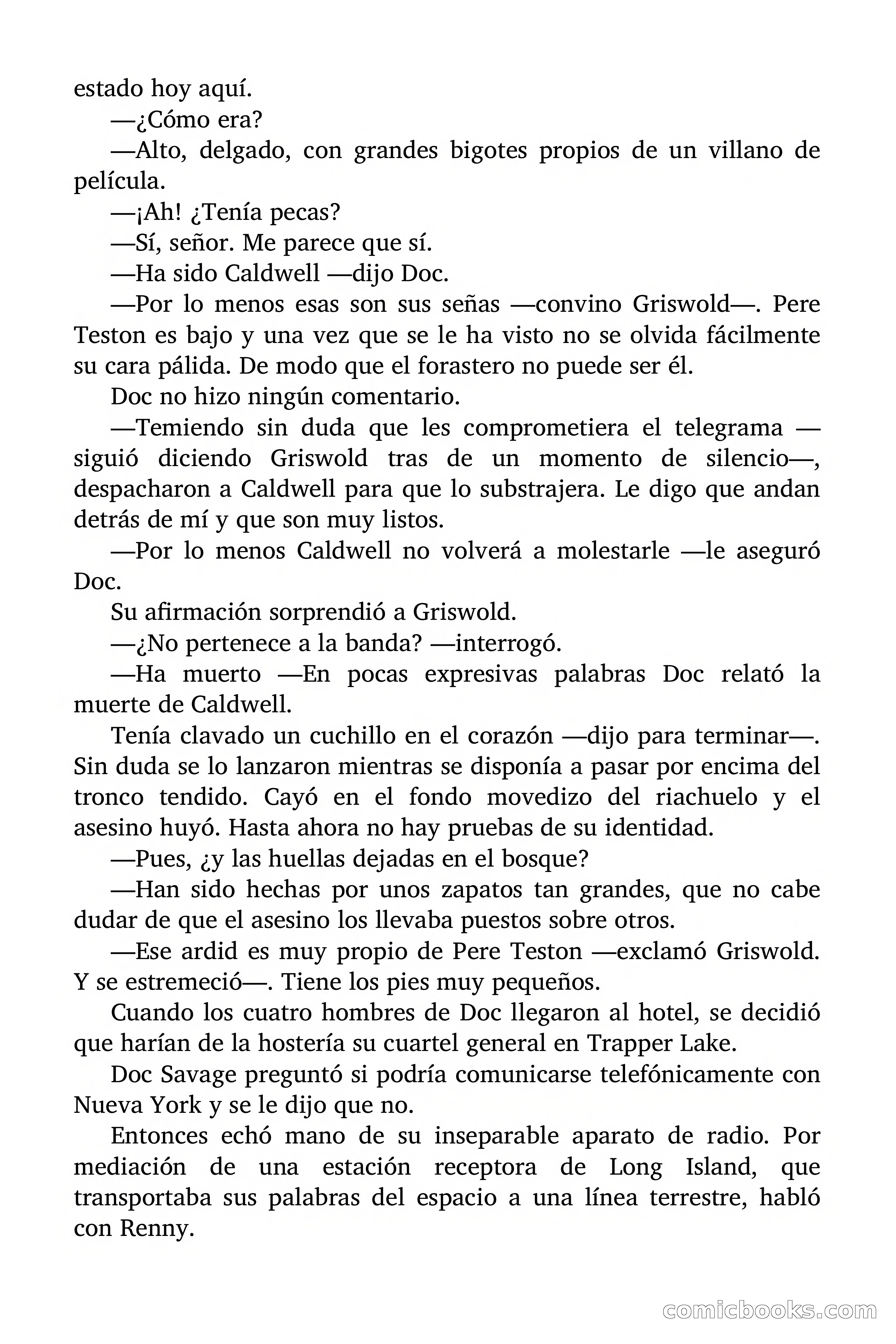 Doc Savage: Los Monstruos — page 103 of 171