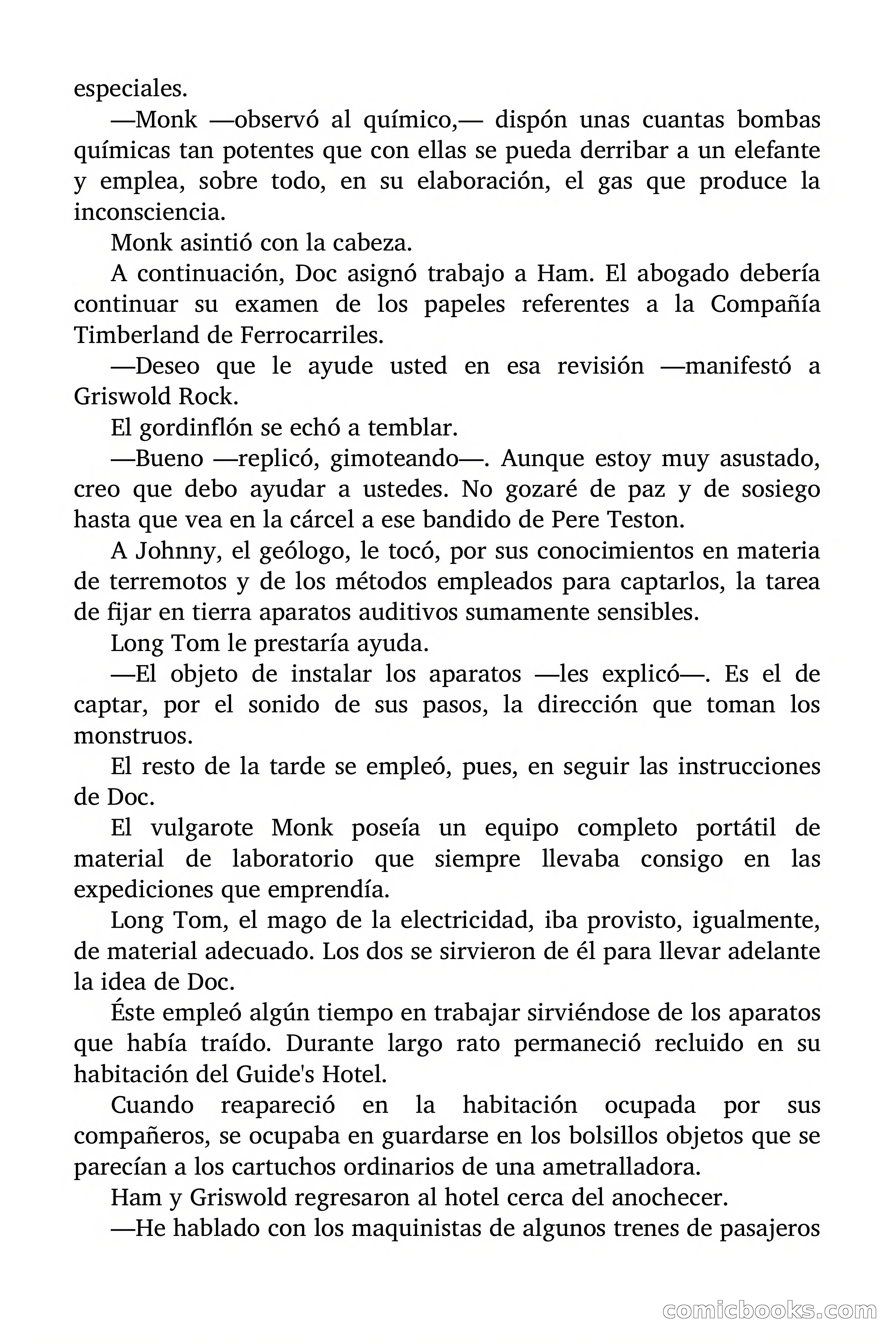 Doc Savage: Los Monstruos — page 105 of 171