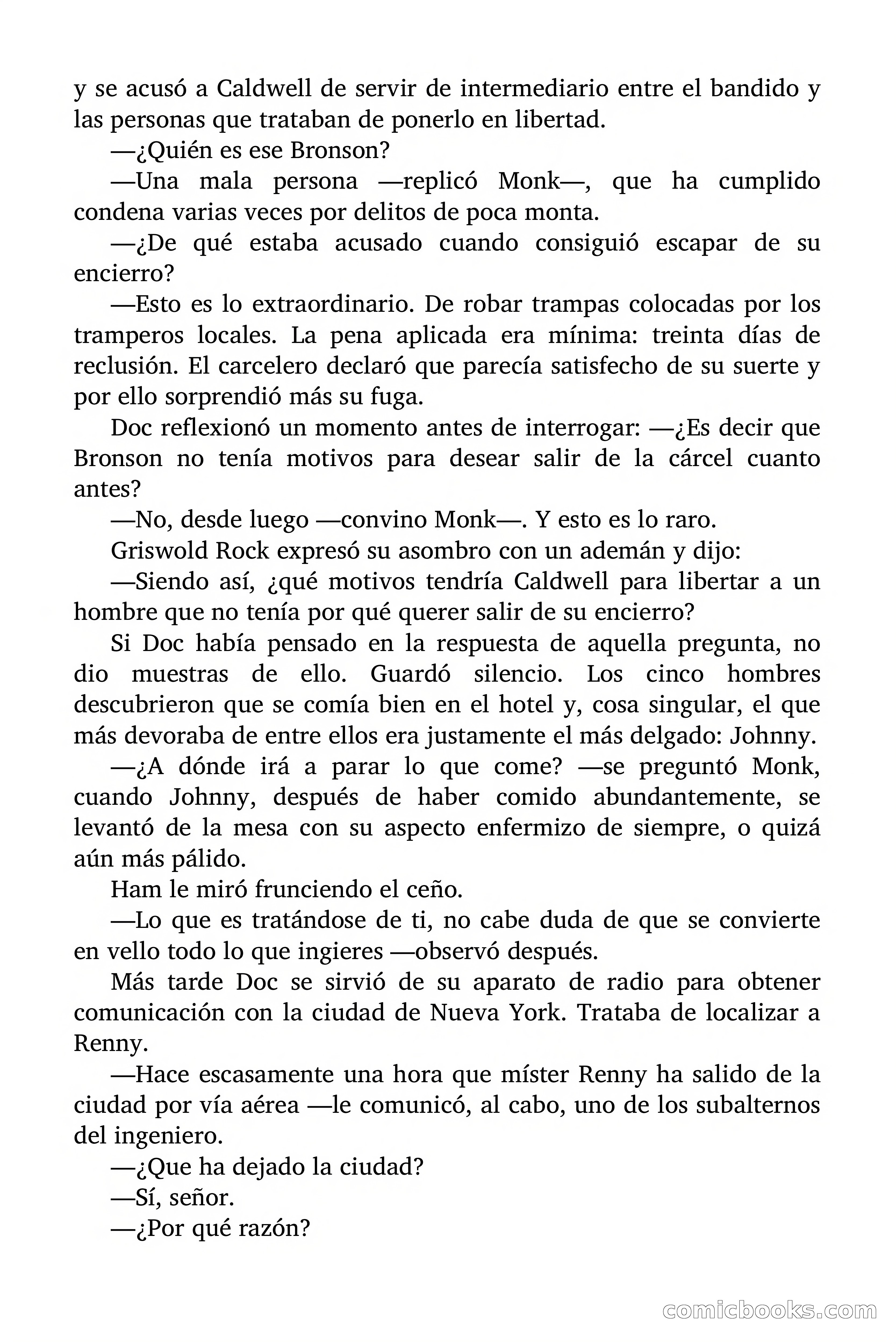Doc Savage: Los Monstruos — page 107 of 171