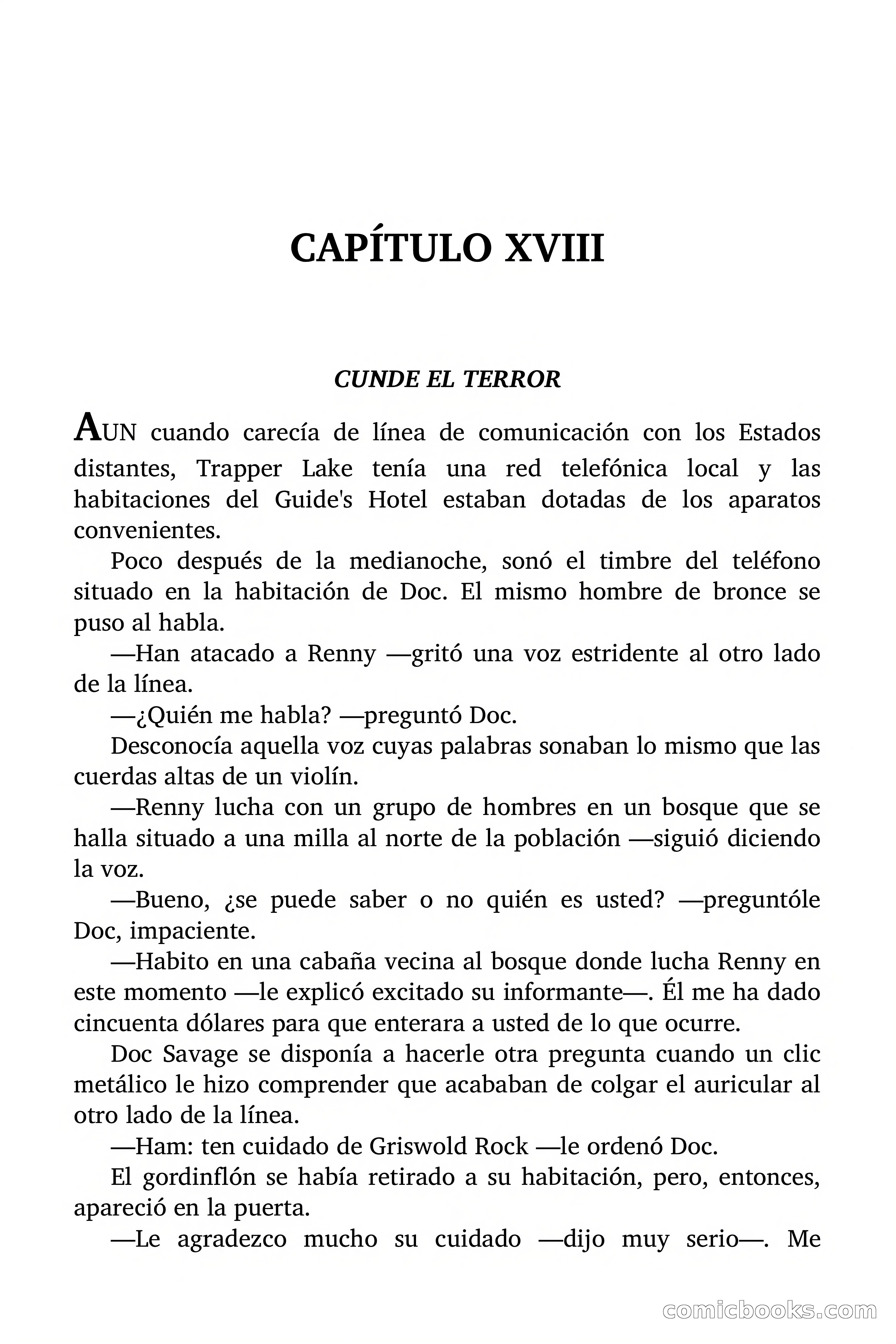 Doc Savage: Los Monstruos — page 109 of 171