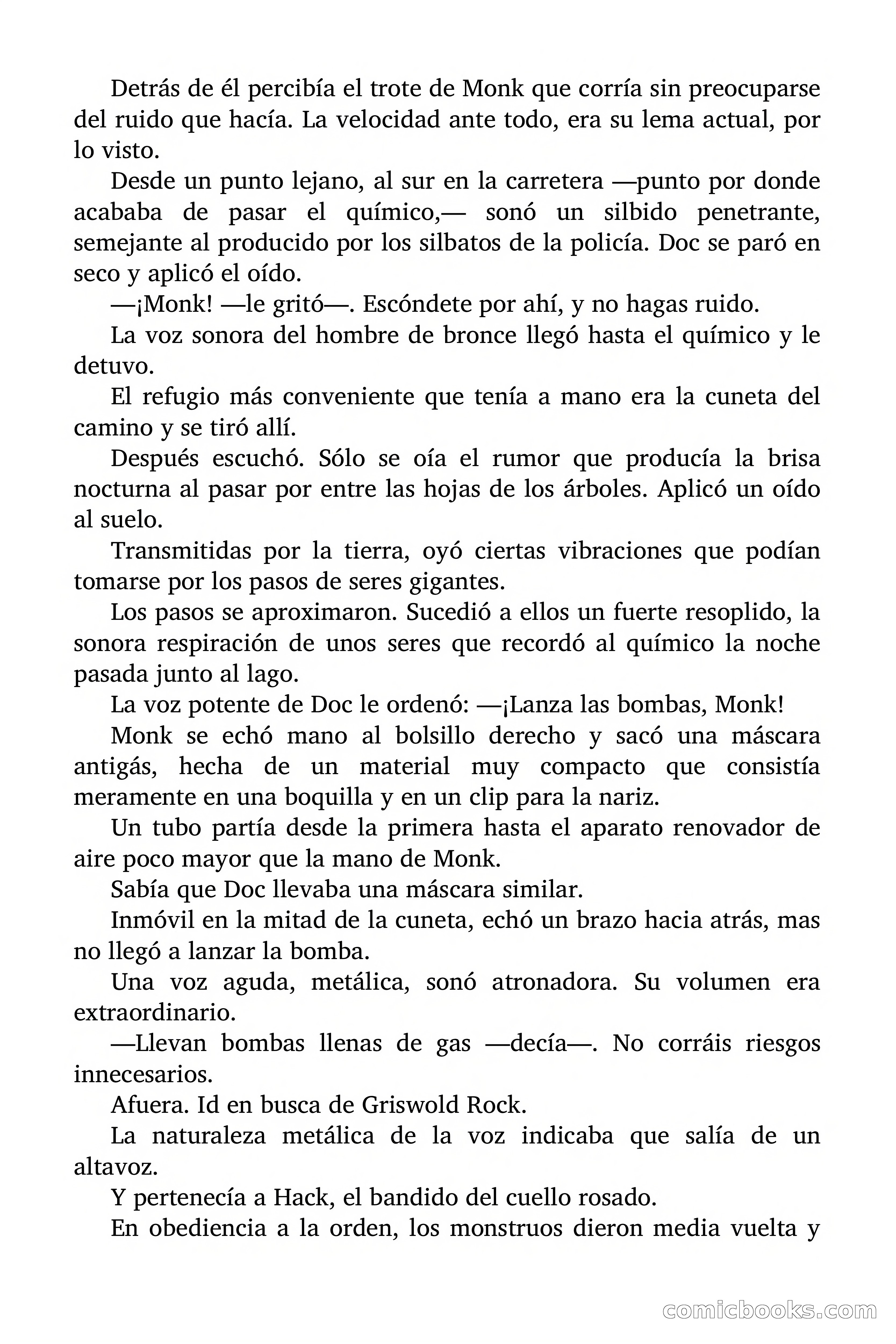 Doc Savage: Los Monstruos — page 111 of 171