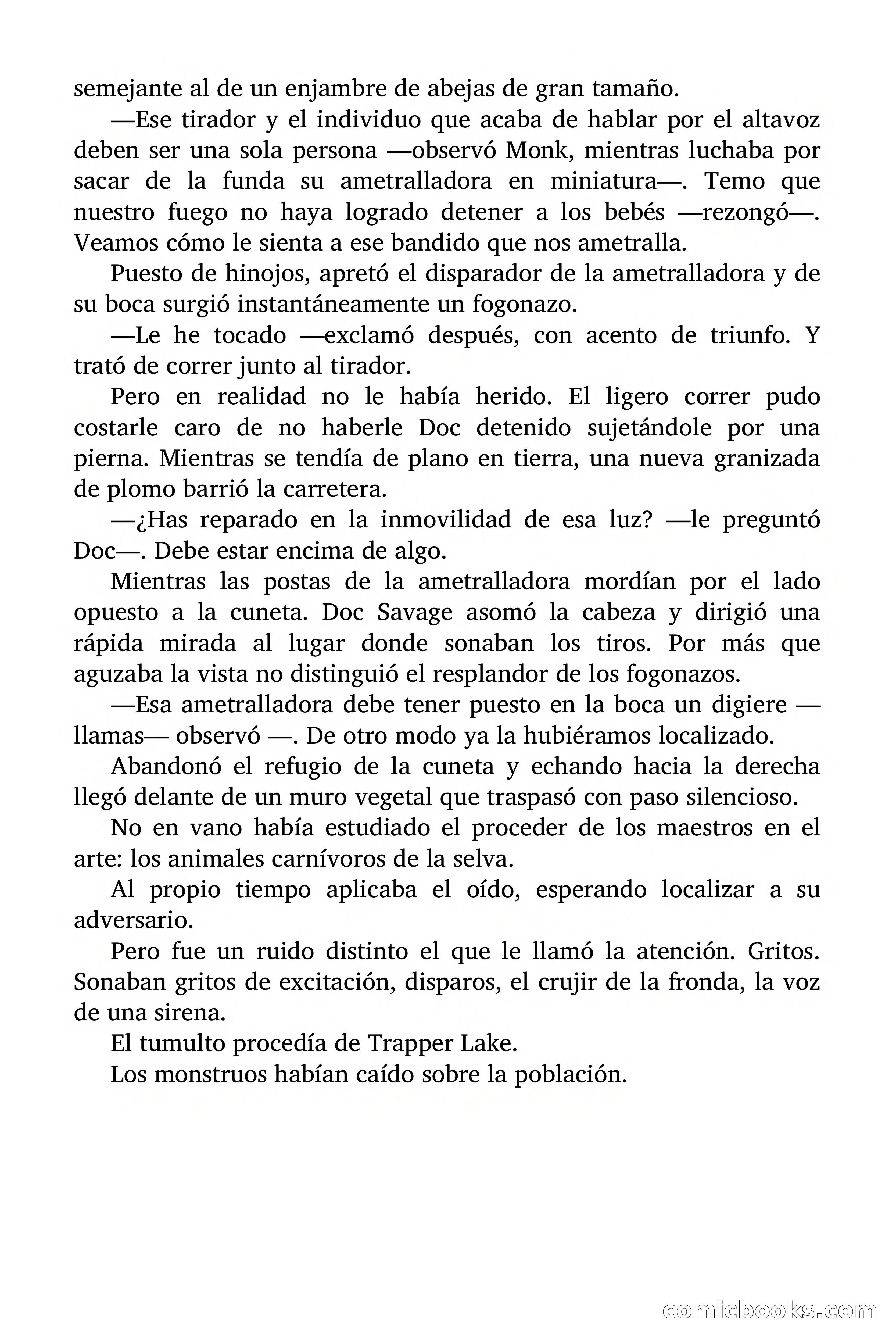 Doc Savage: Los Monstruos — page 113 of 171