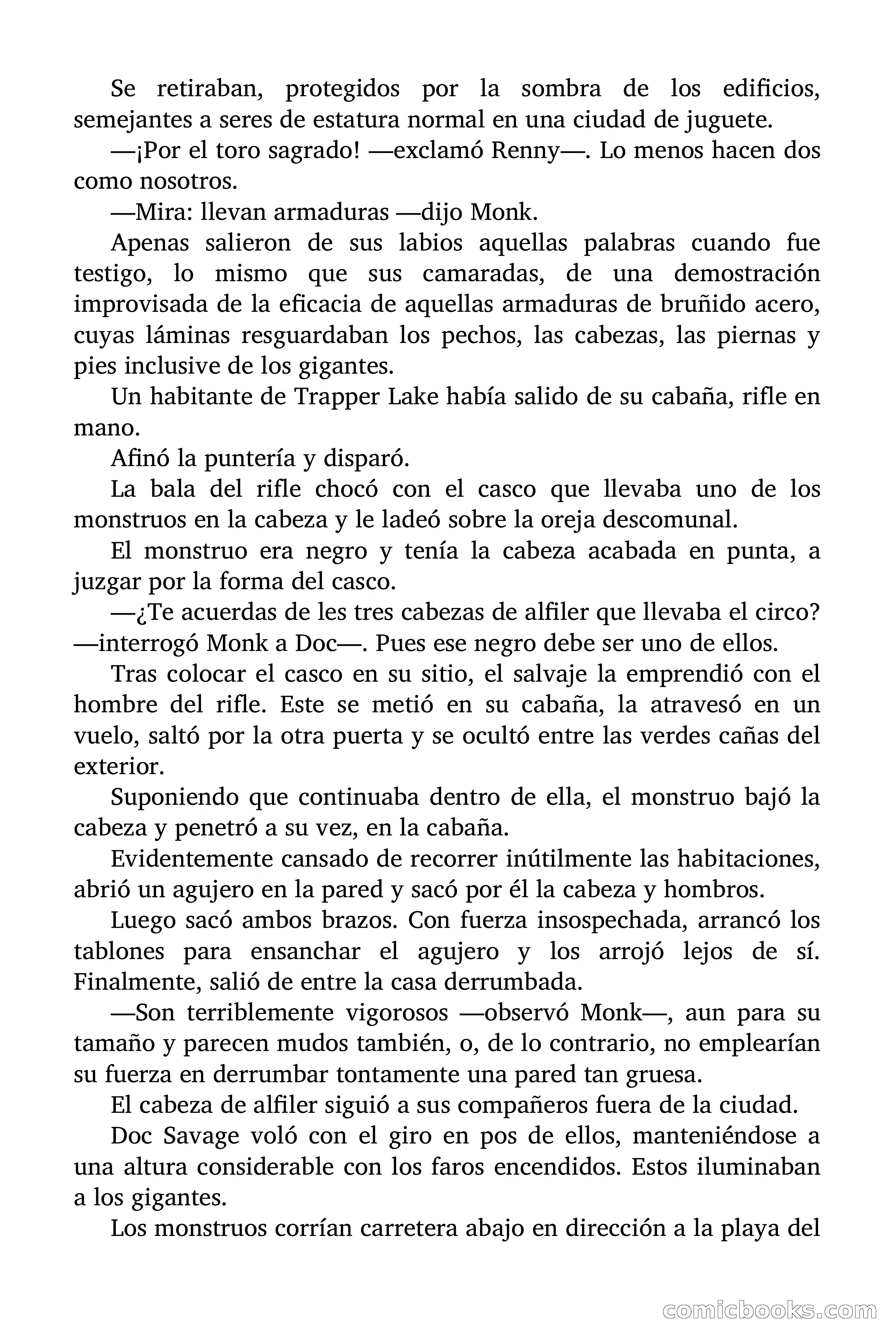 Doc Savage: Los Monstruos — page 117 of 171