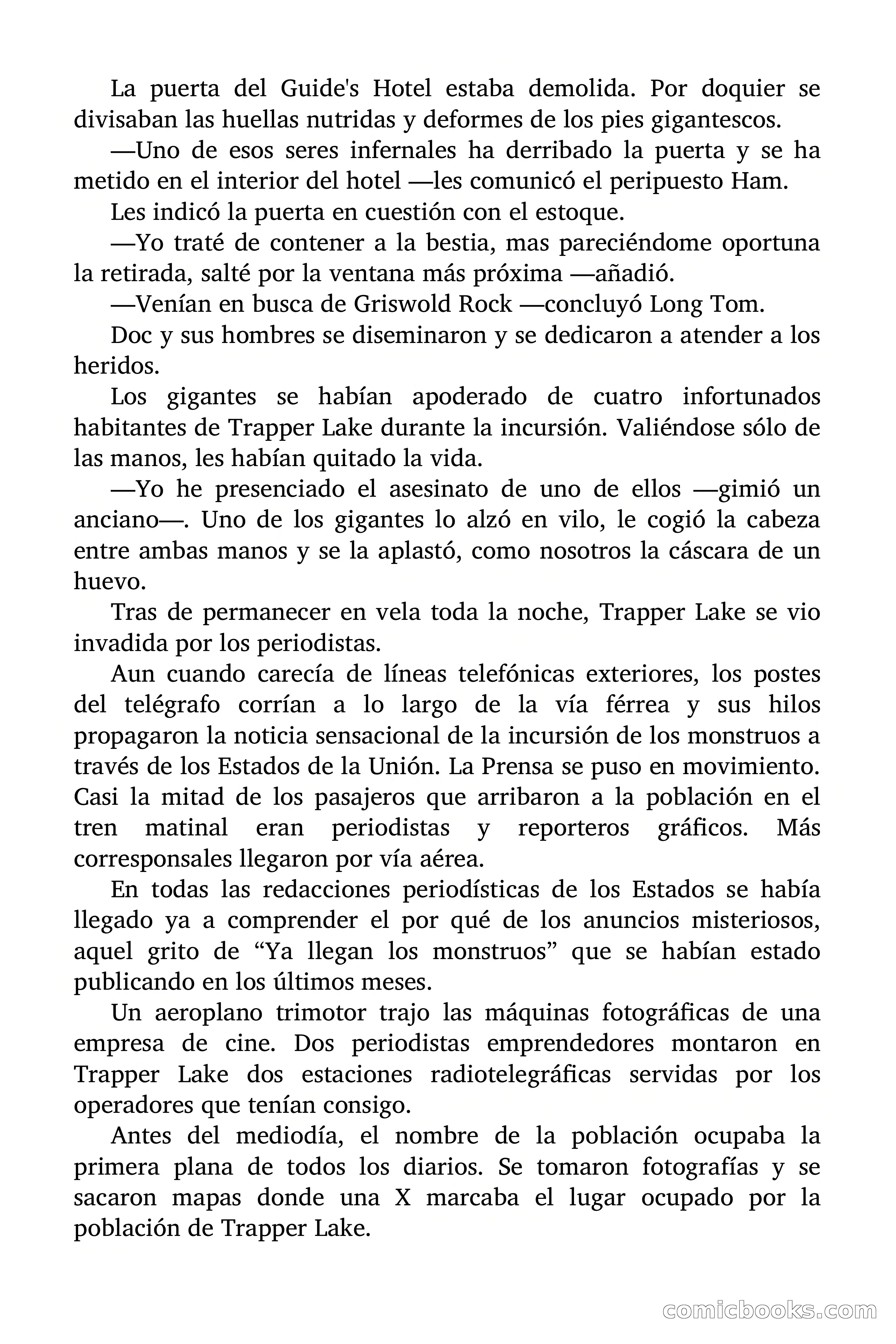 Doc Savage: Los Monstruos — page 122 of 171