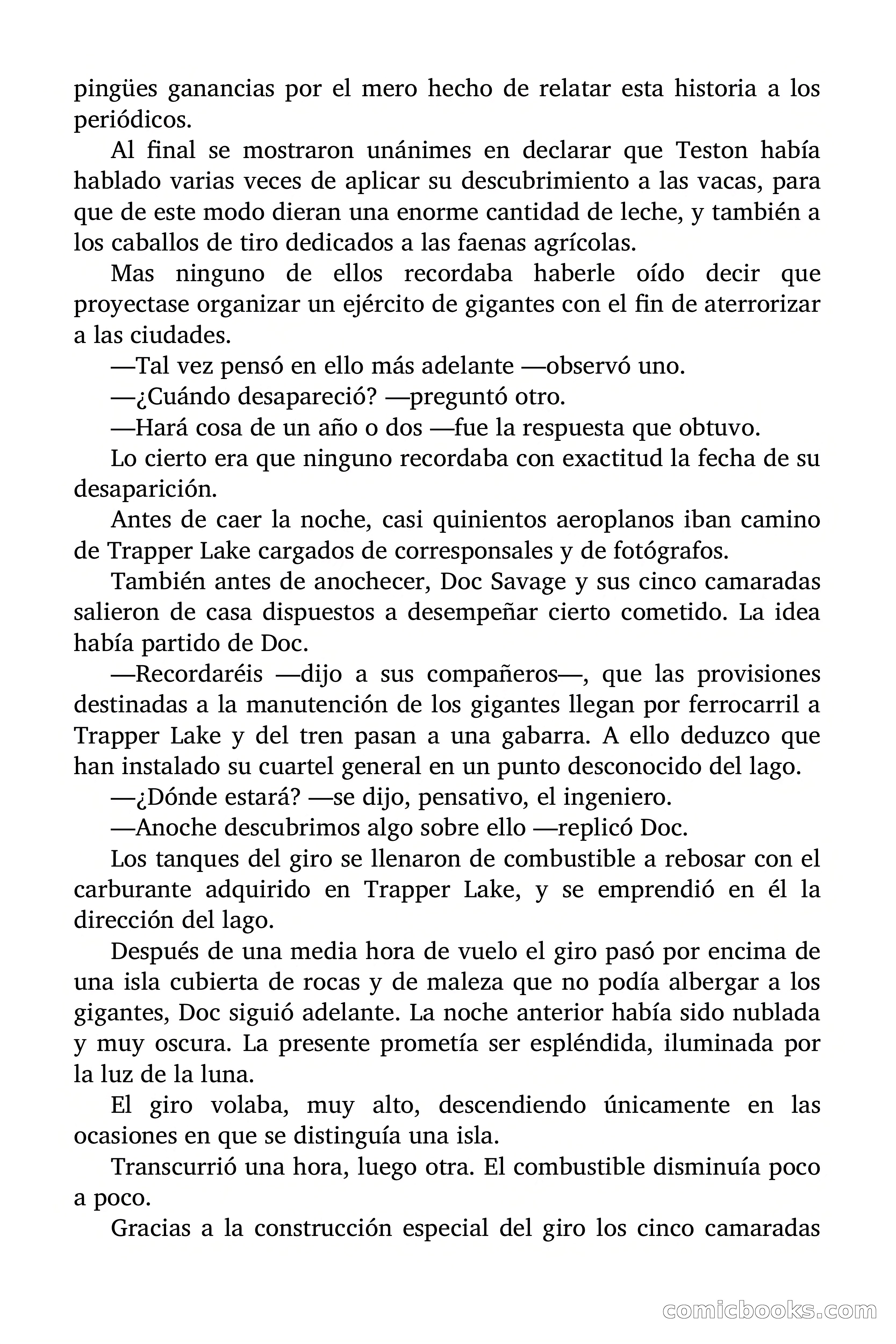 Doc Savage: Los Monstruos — page 127 of 171