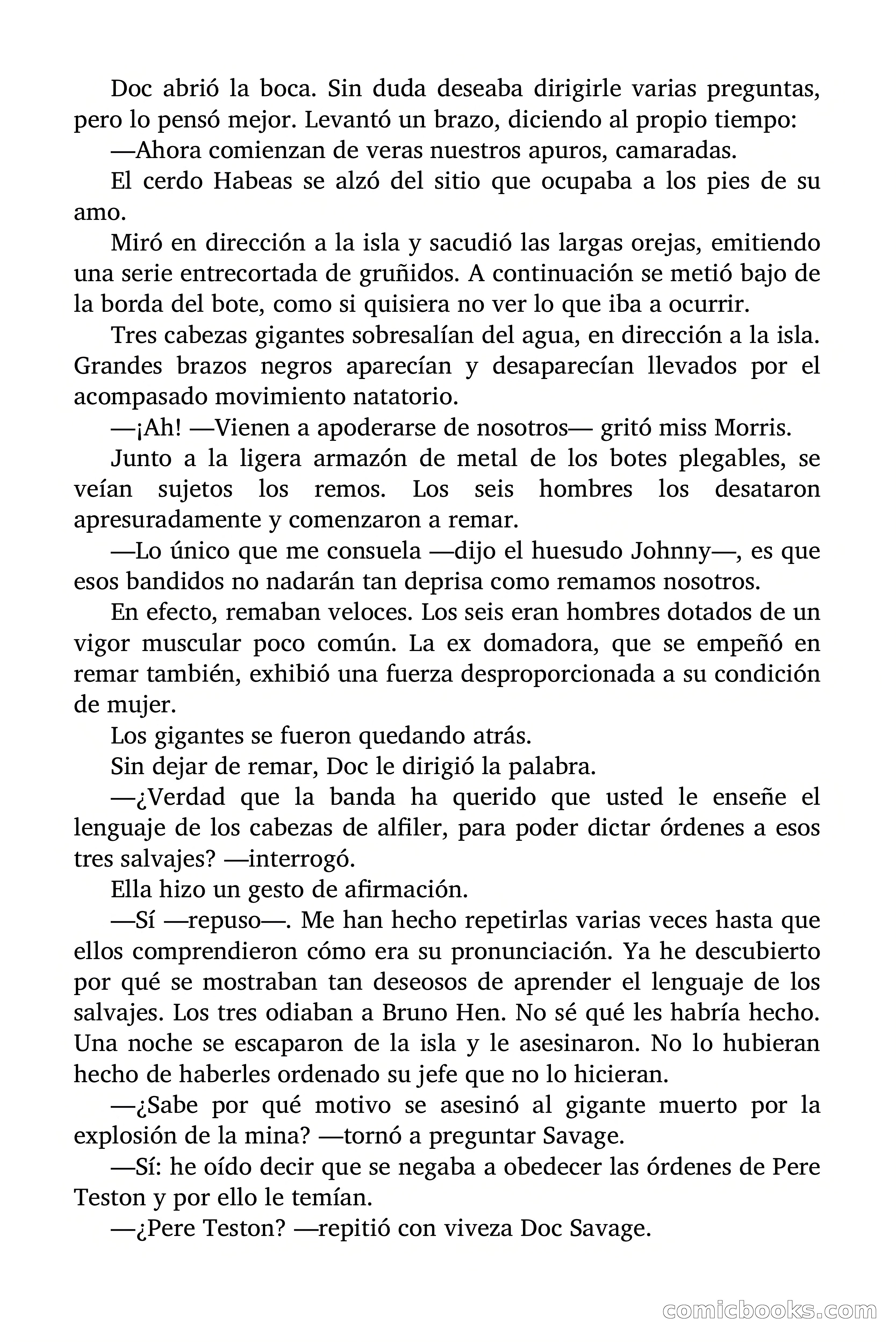 Doc Savage: Los Monstruos — page 135 of 171