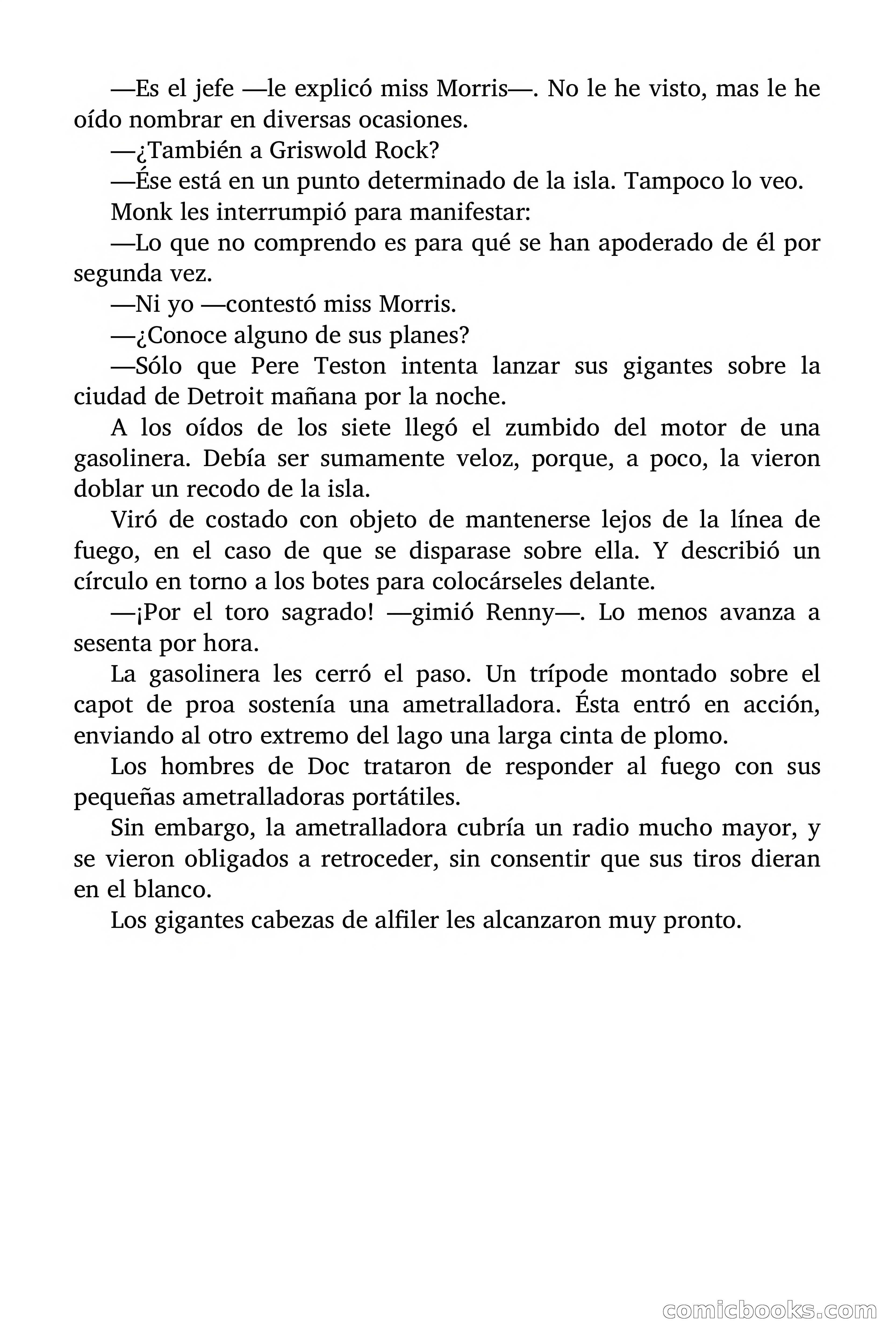 Doc Savage: Los Monstruos — page 136 of 171