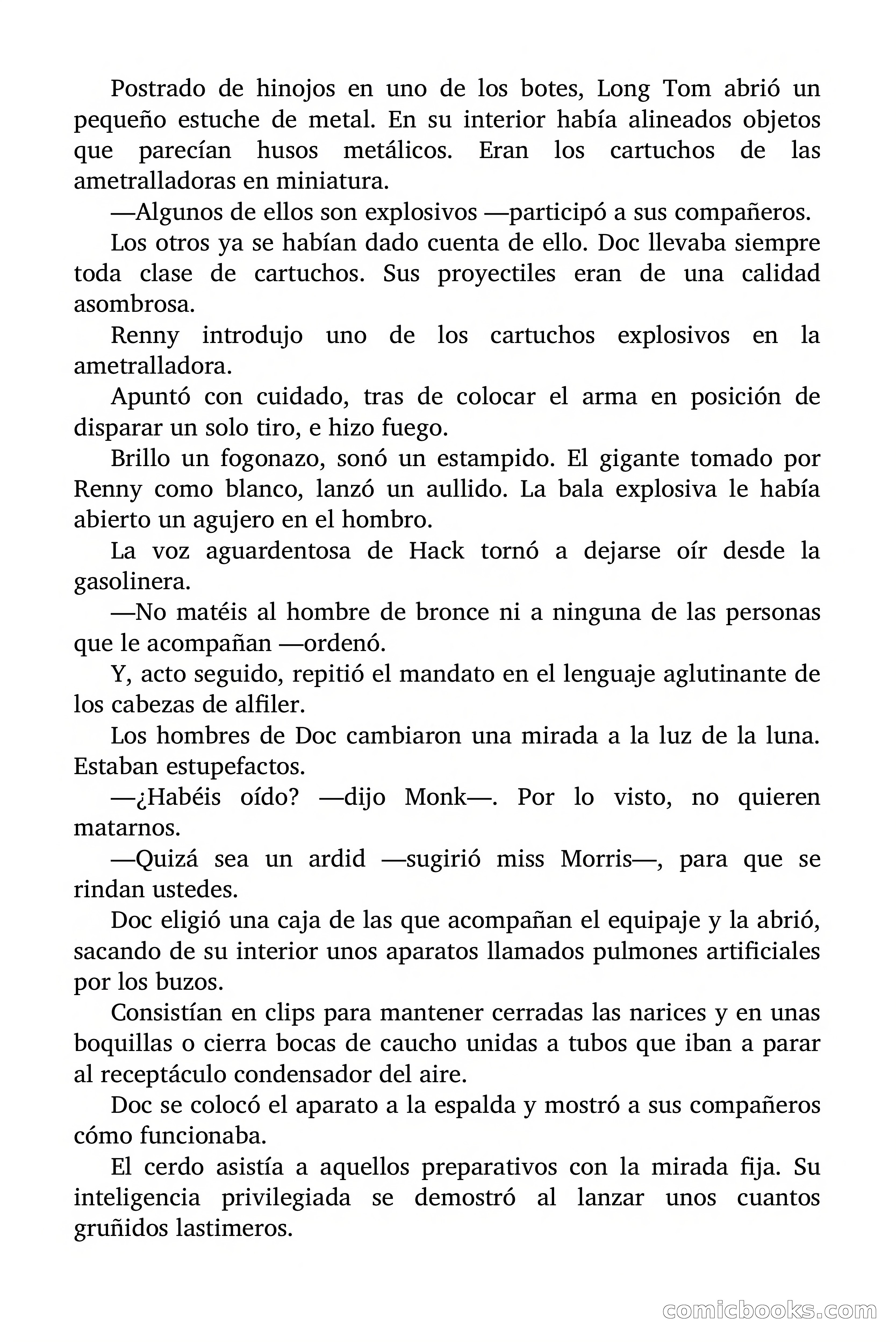 Doc Savage: Los Monstruos — page 138 of 171