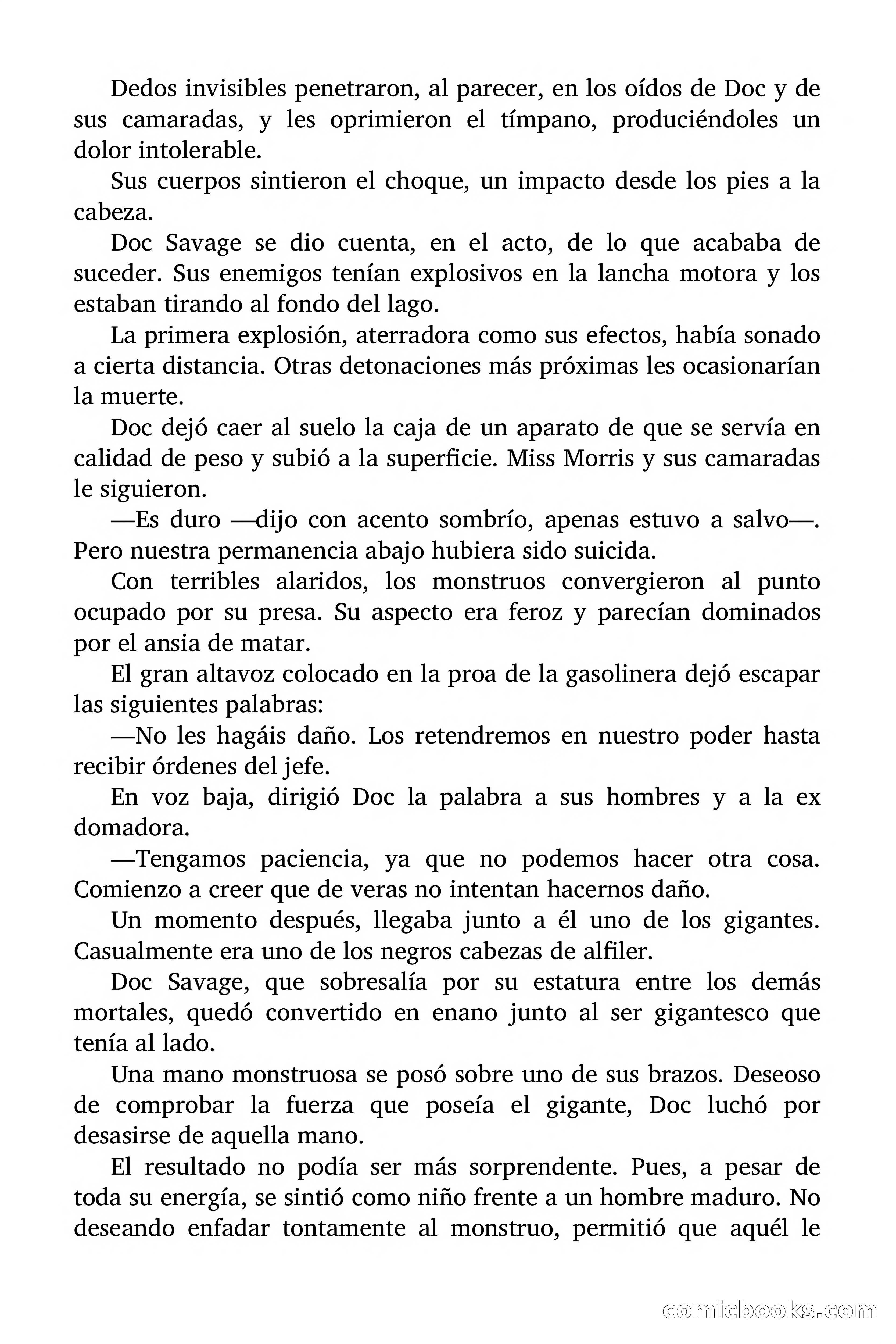 Doc Savage: Los Monstruos — page 140 of 171