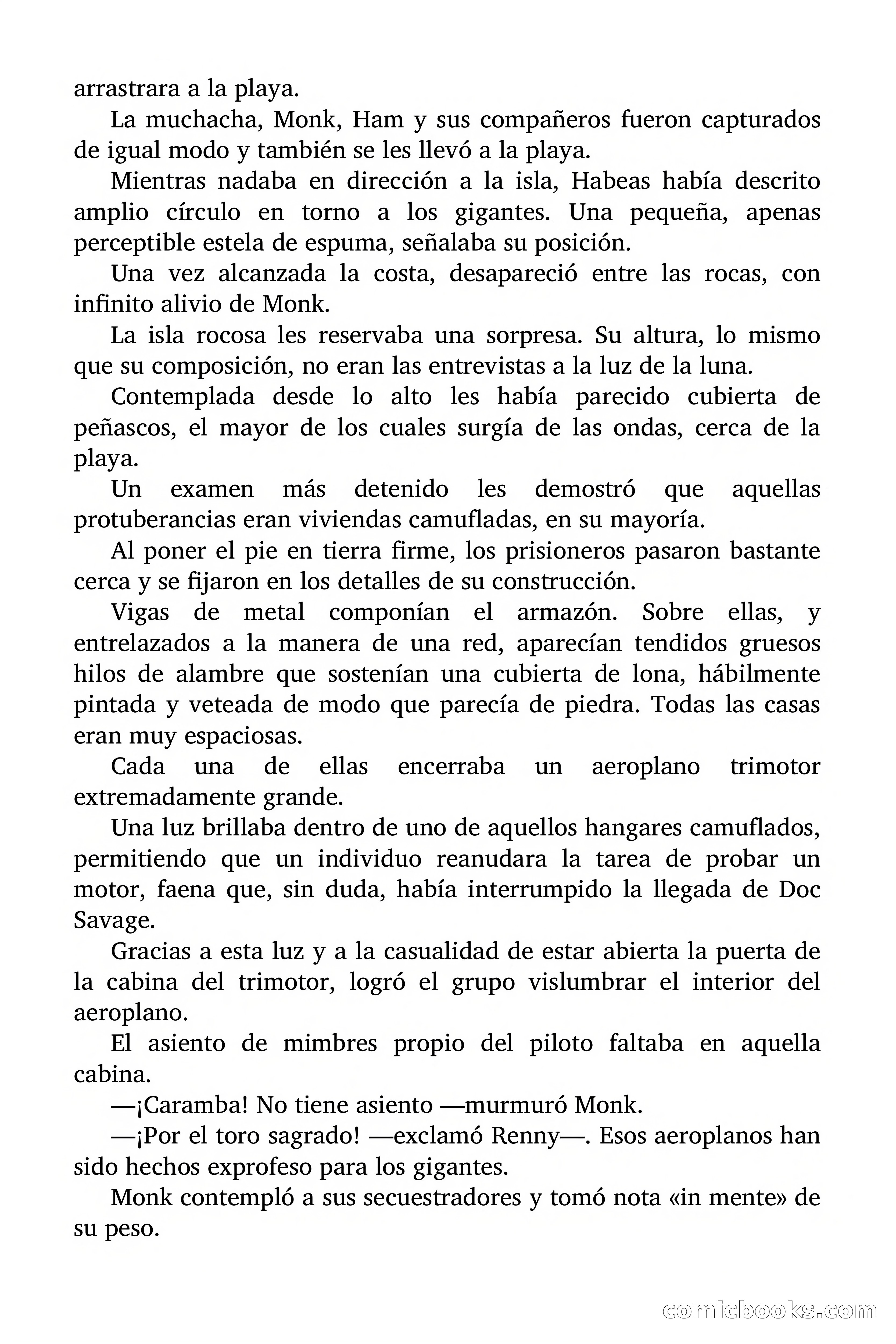 Doc Savage: Los Monstruos — page 141 of 171