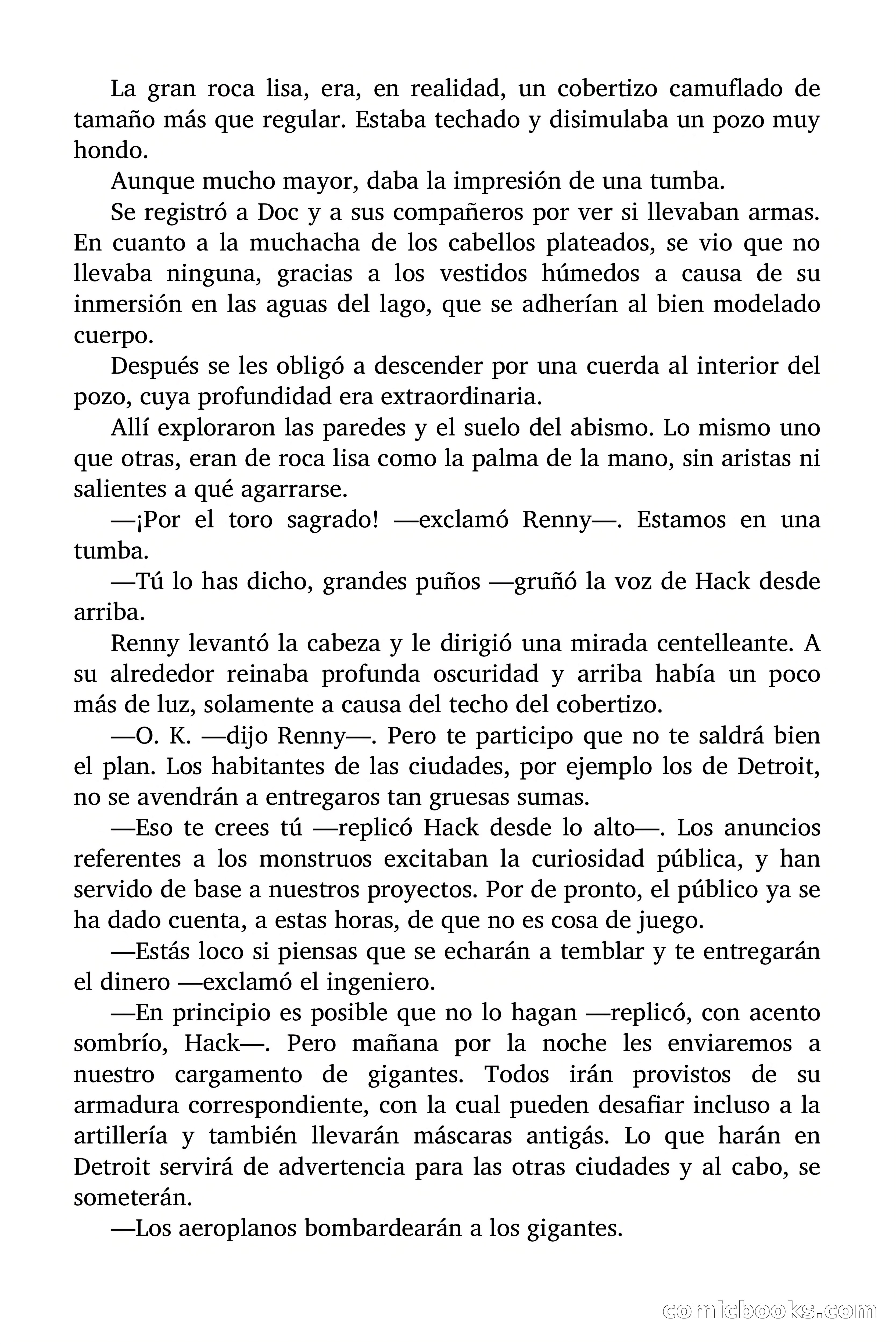 Doc Savage: Los Monstruos — page 143 of 171
