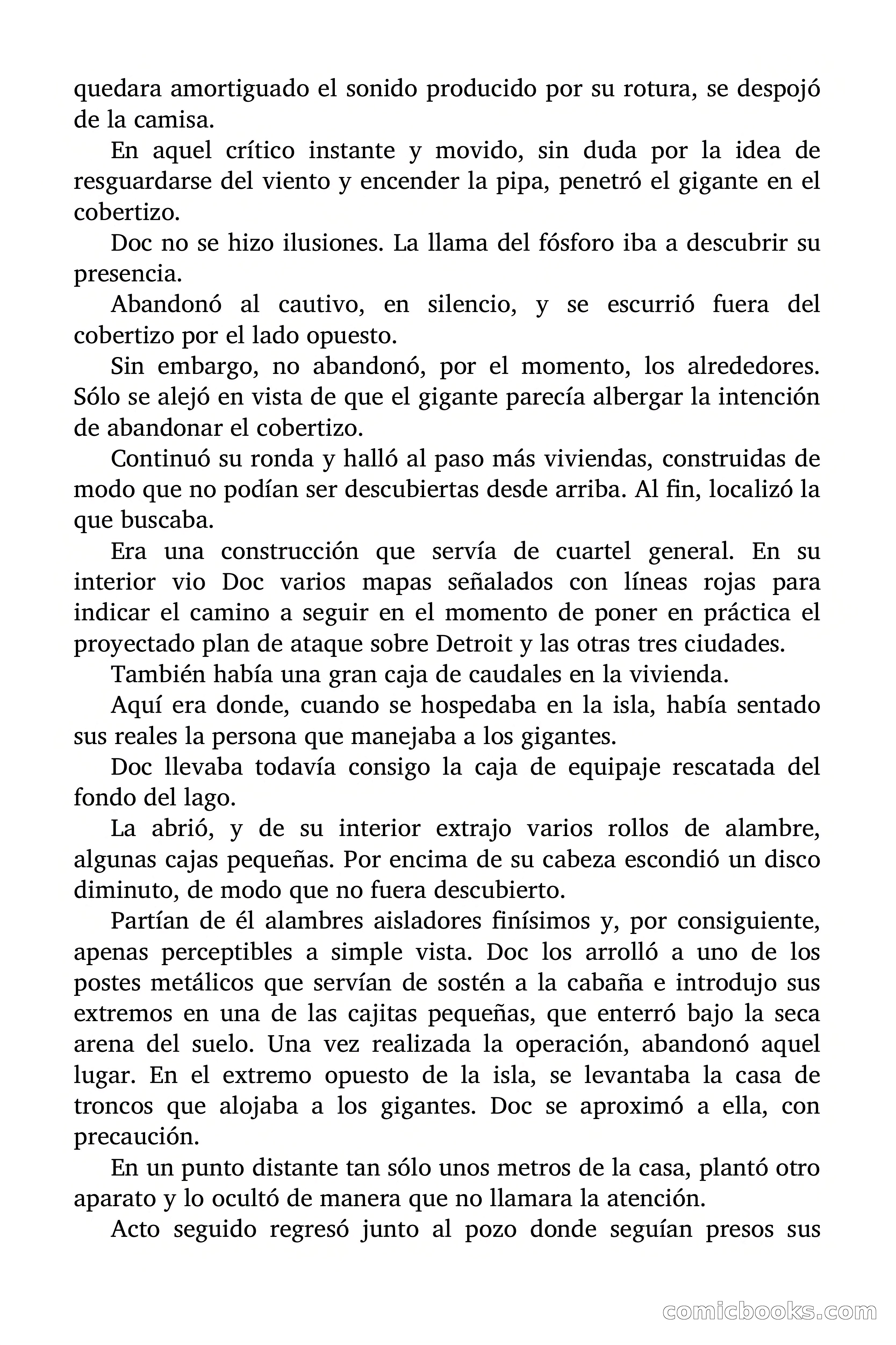 Doc Savage: Los Monstruos — page 150 of 171