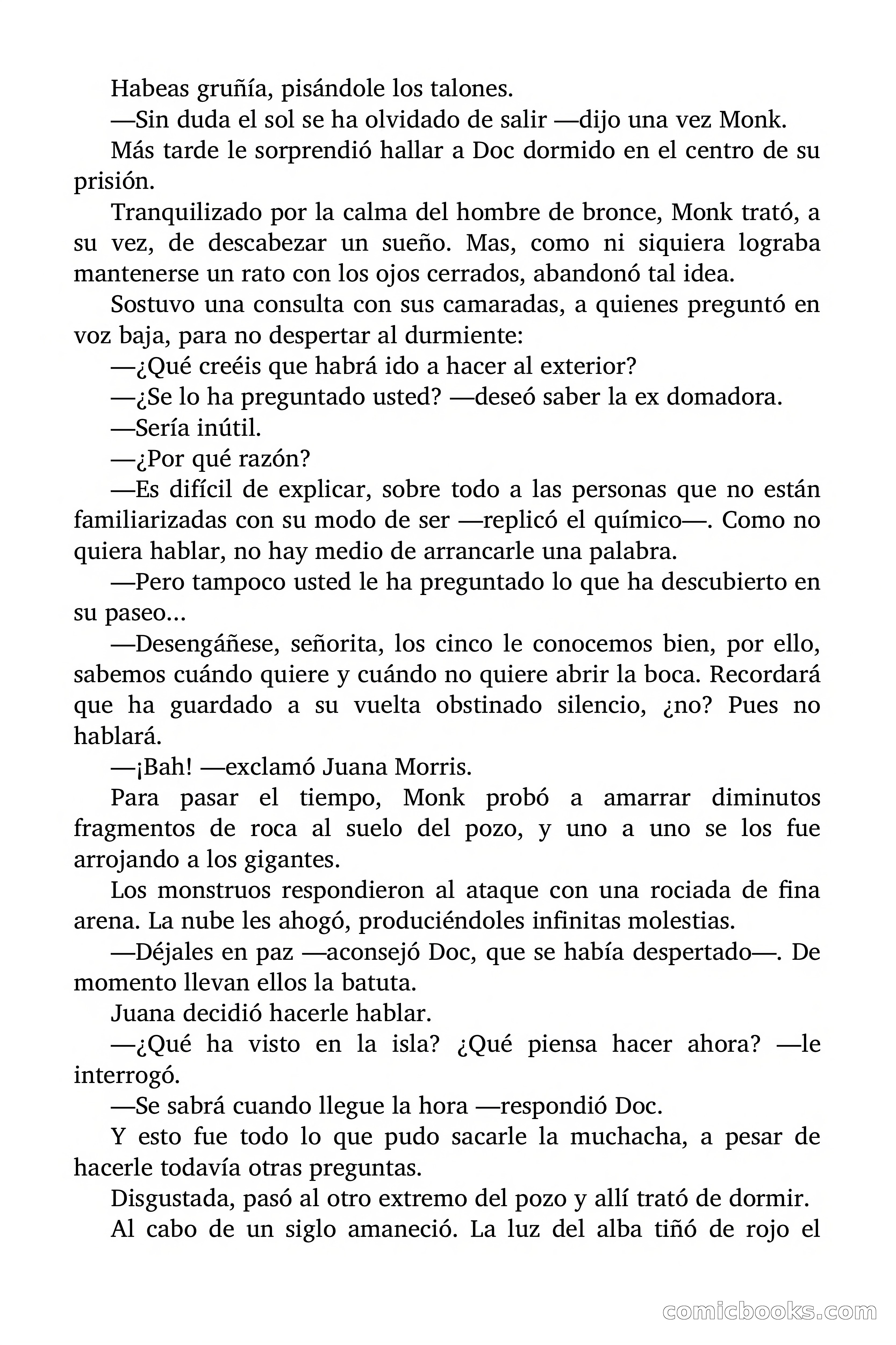 Doc Savage: Los Monstruos — page 154 of 171