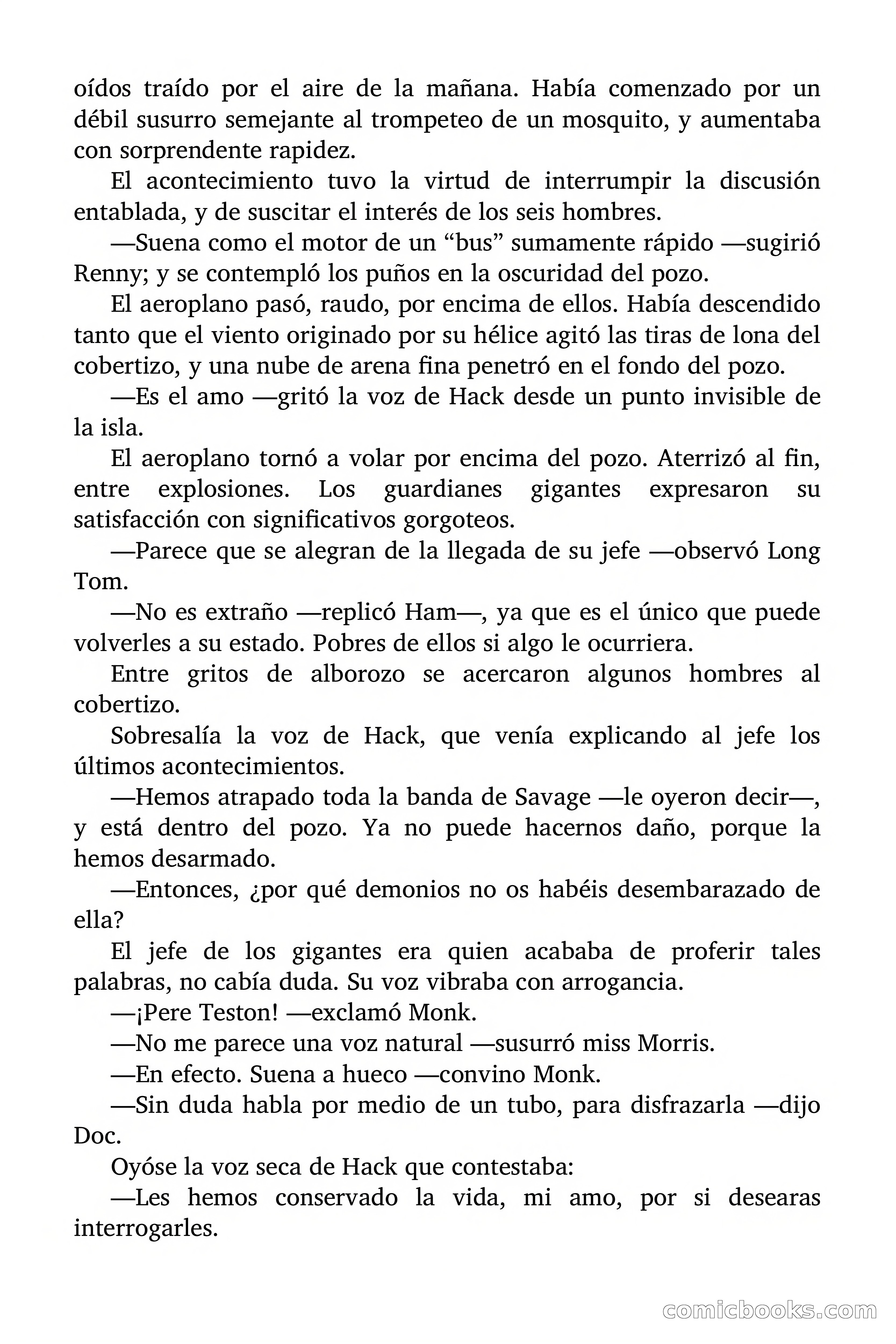 Doc Savage: Los Monstruos — page 156 of 171