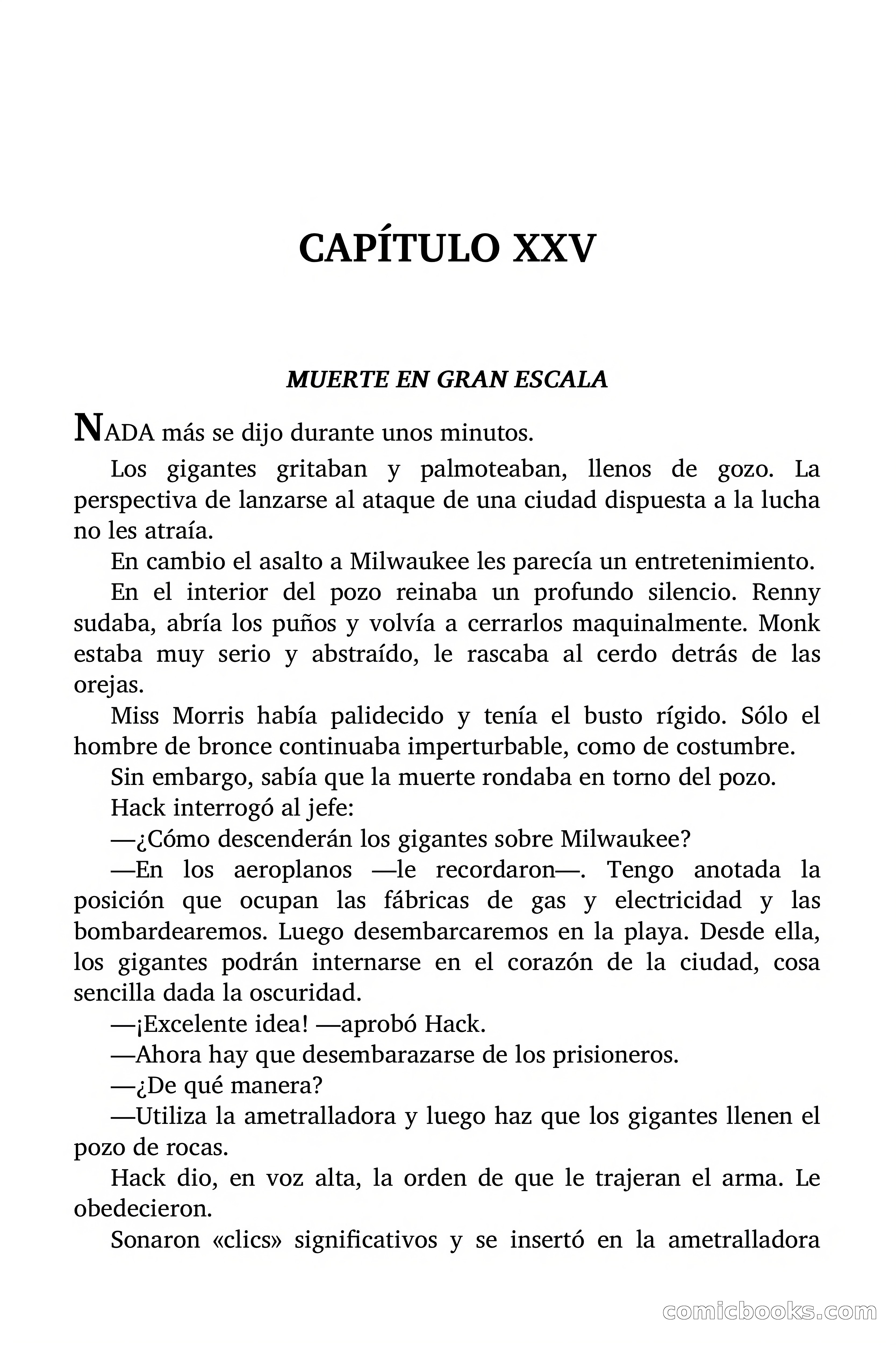 Doc Savage: Los Monstruos — page 159 of 171