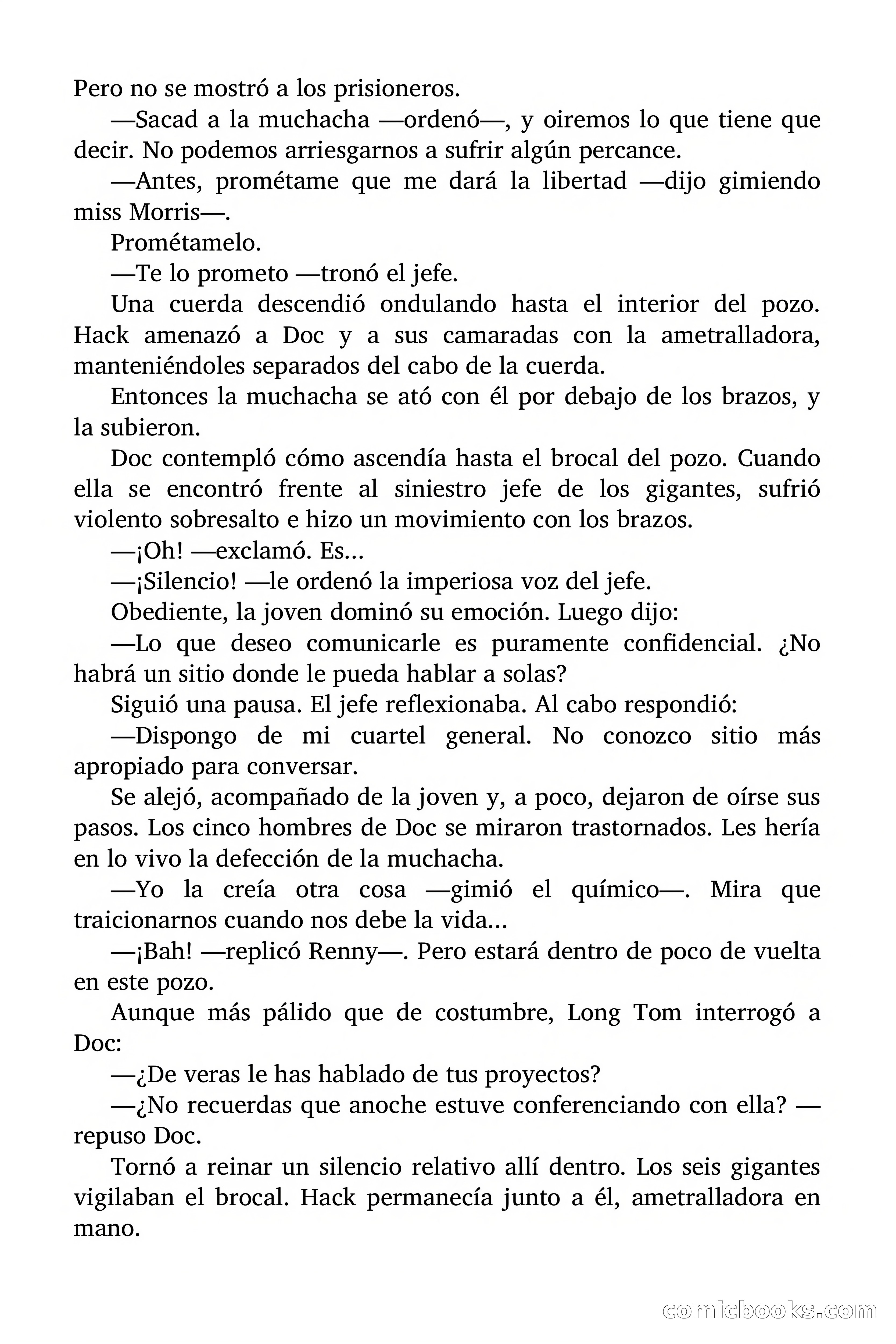 Doc Savage: Los Monstruos — page 161 of 171