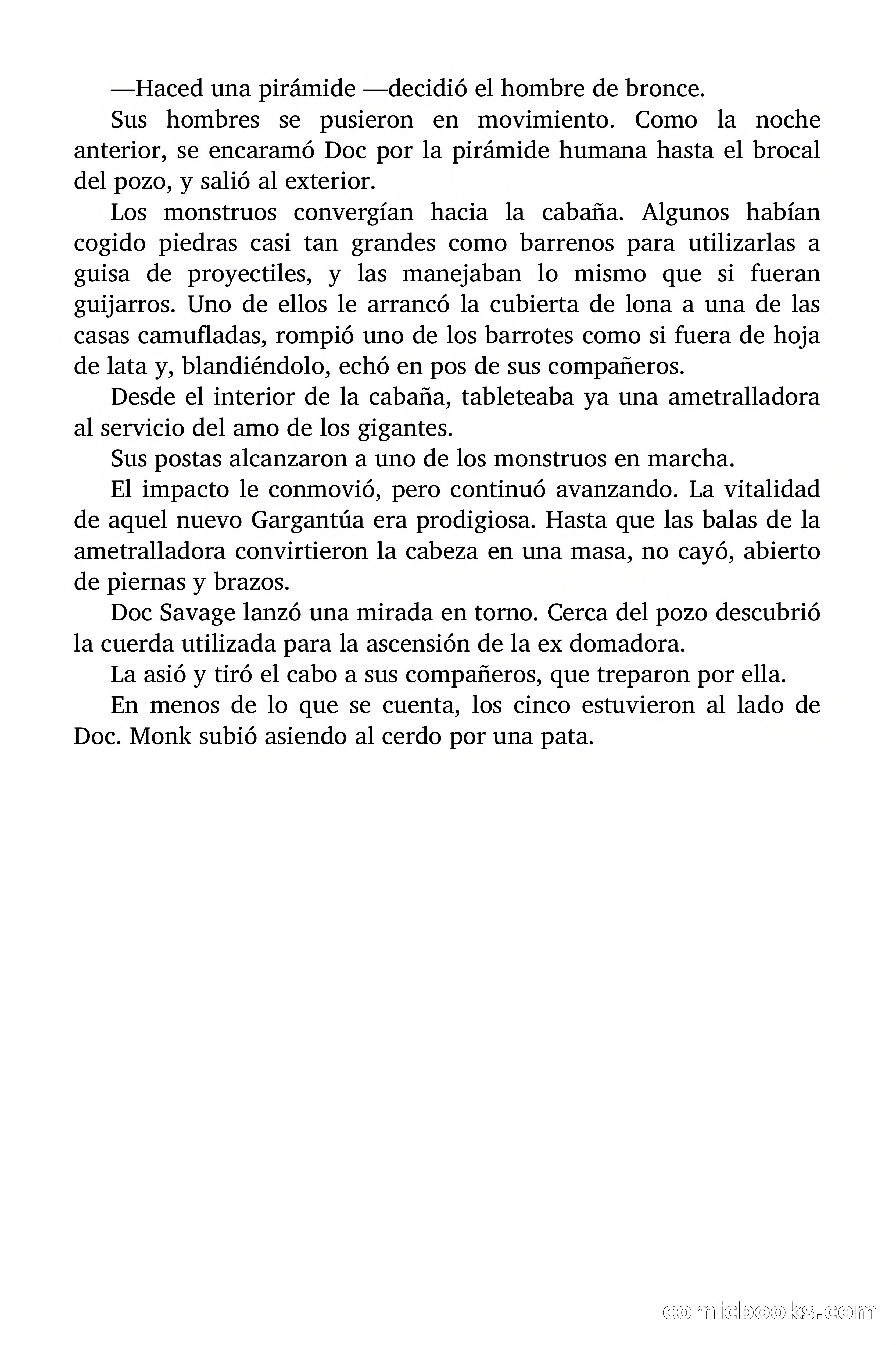 Doc Savage: Los Monstruos — page 164 of 171