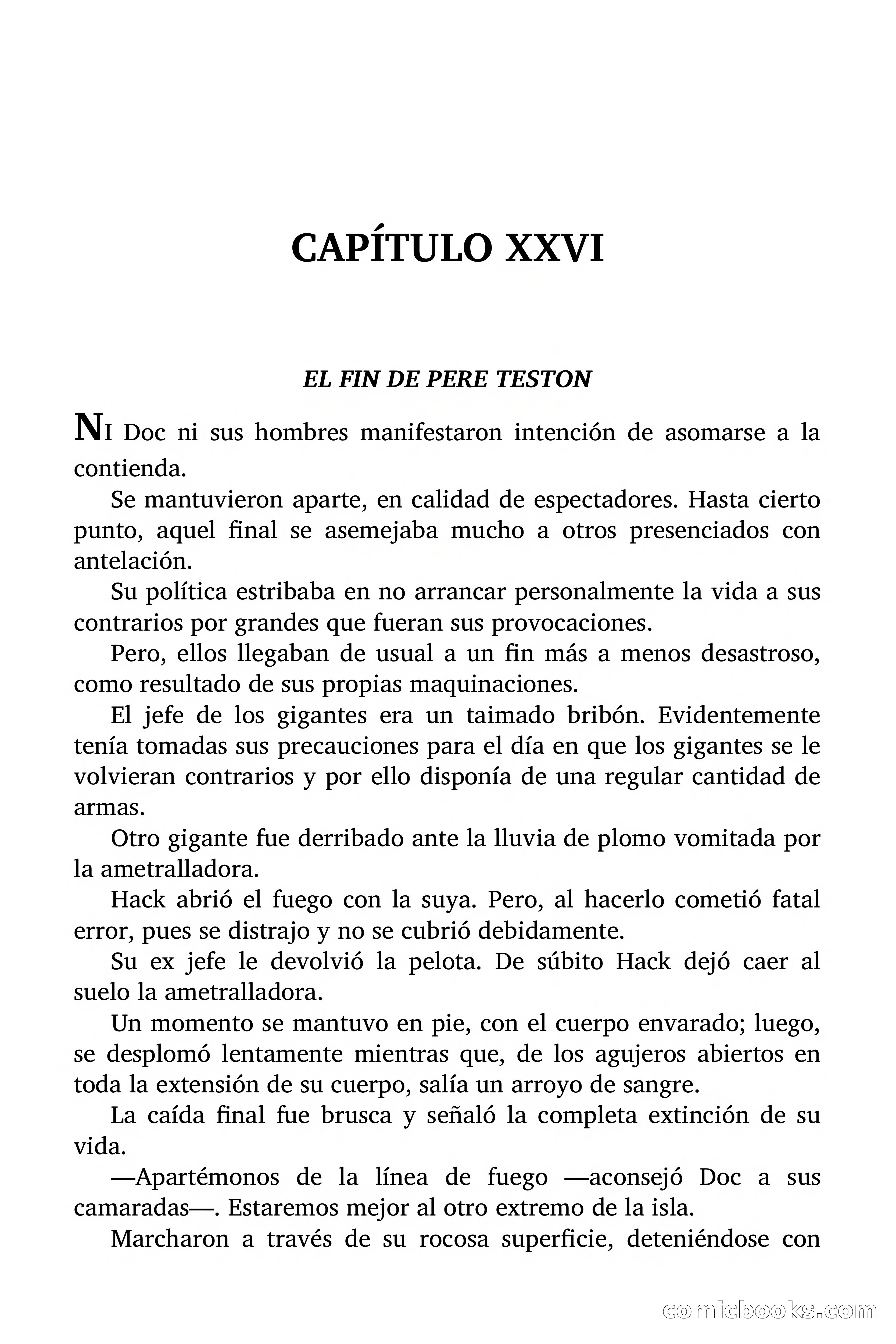 Doc Savage: Los Monstruos — page 165 of 171