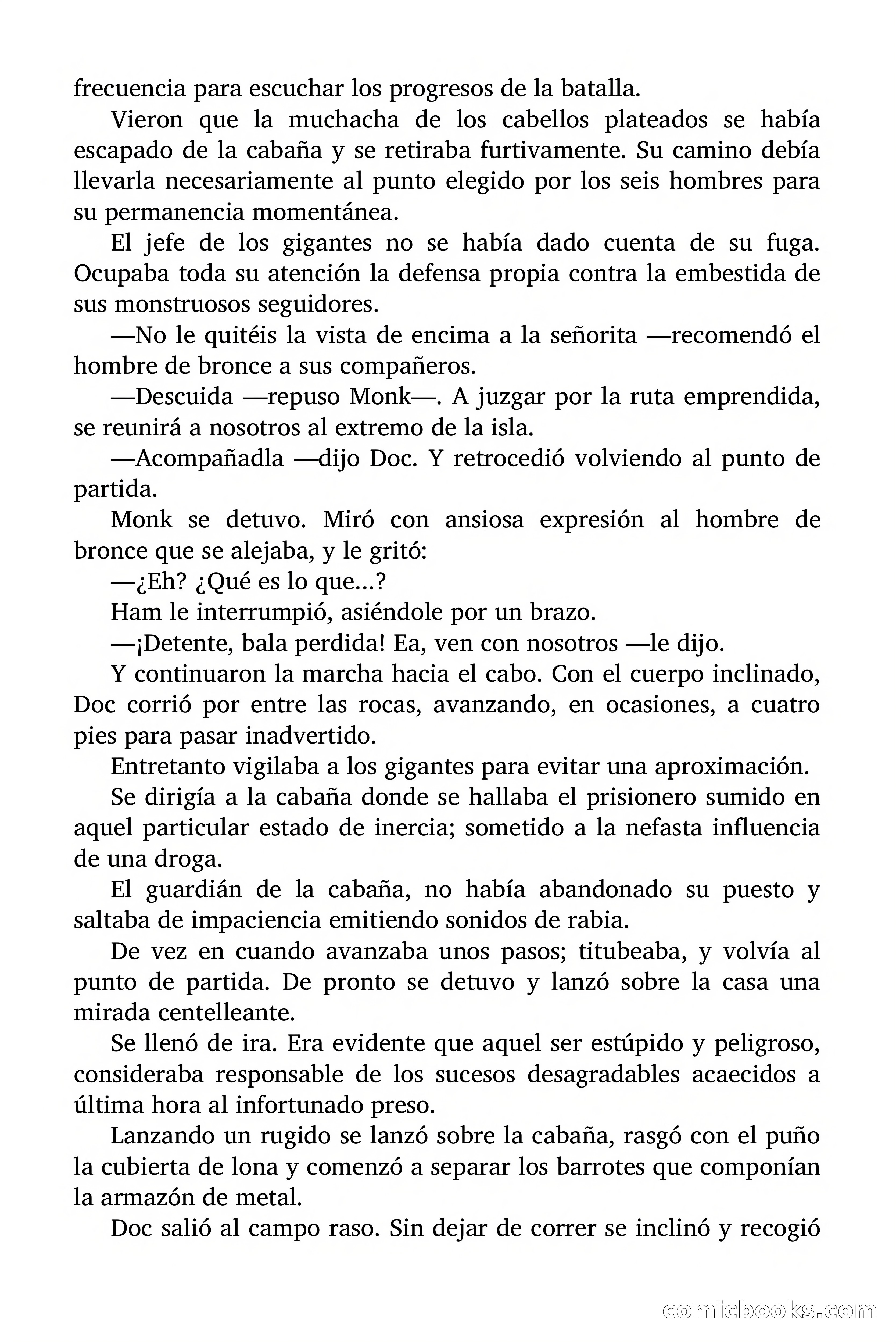Doc Savage: Los Monstruos — page 166 of 171