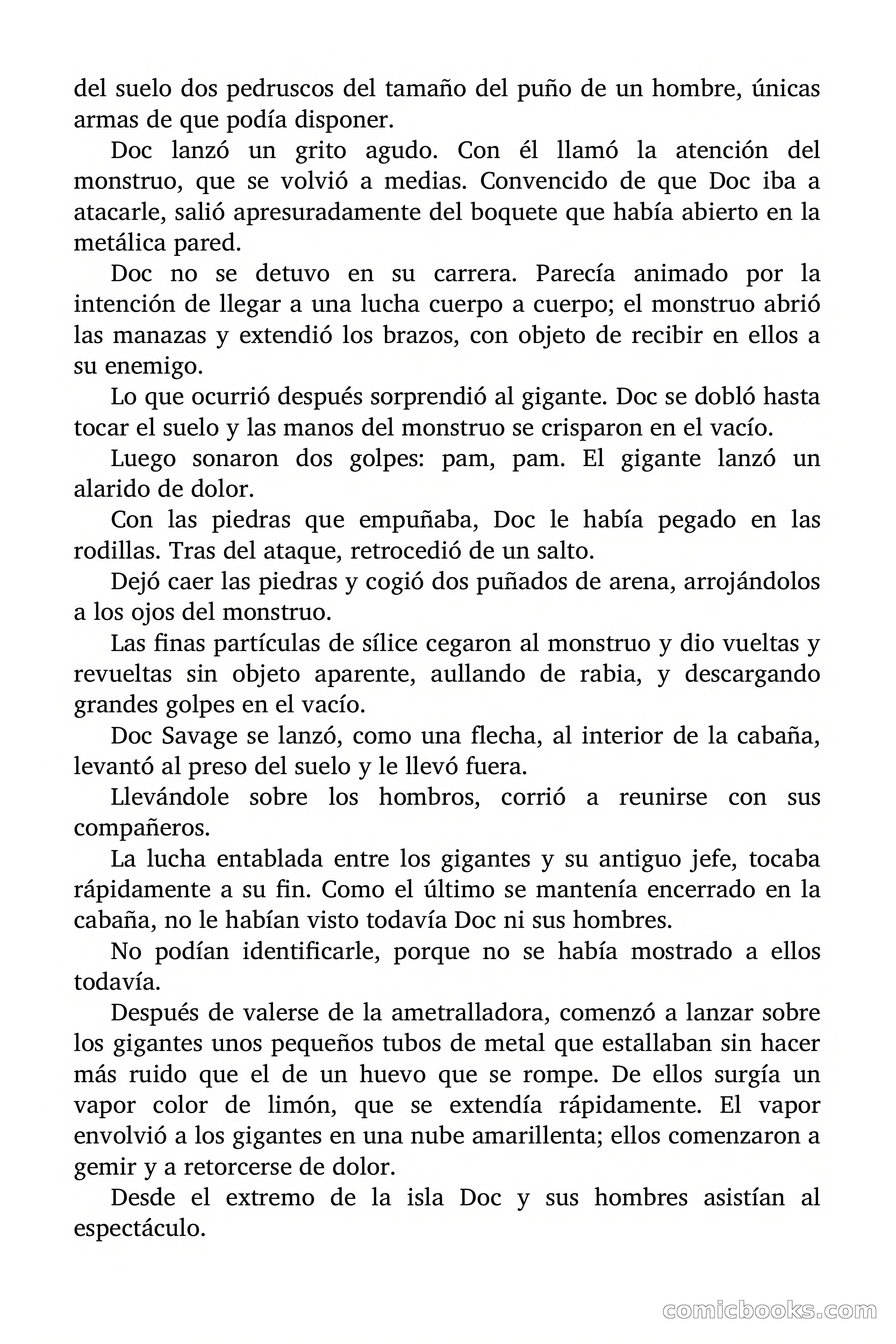 Doc Savage: Los Monstruos — page 167 of 171