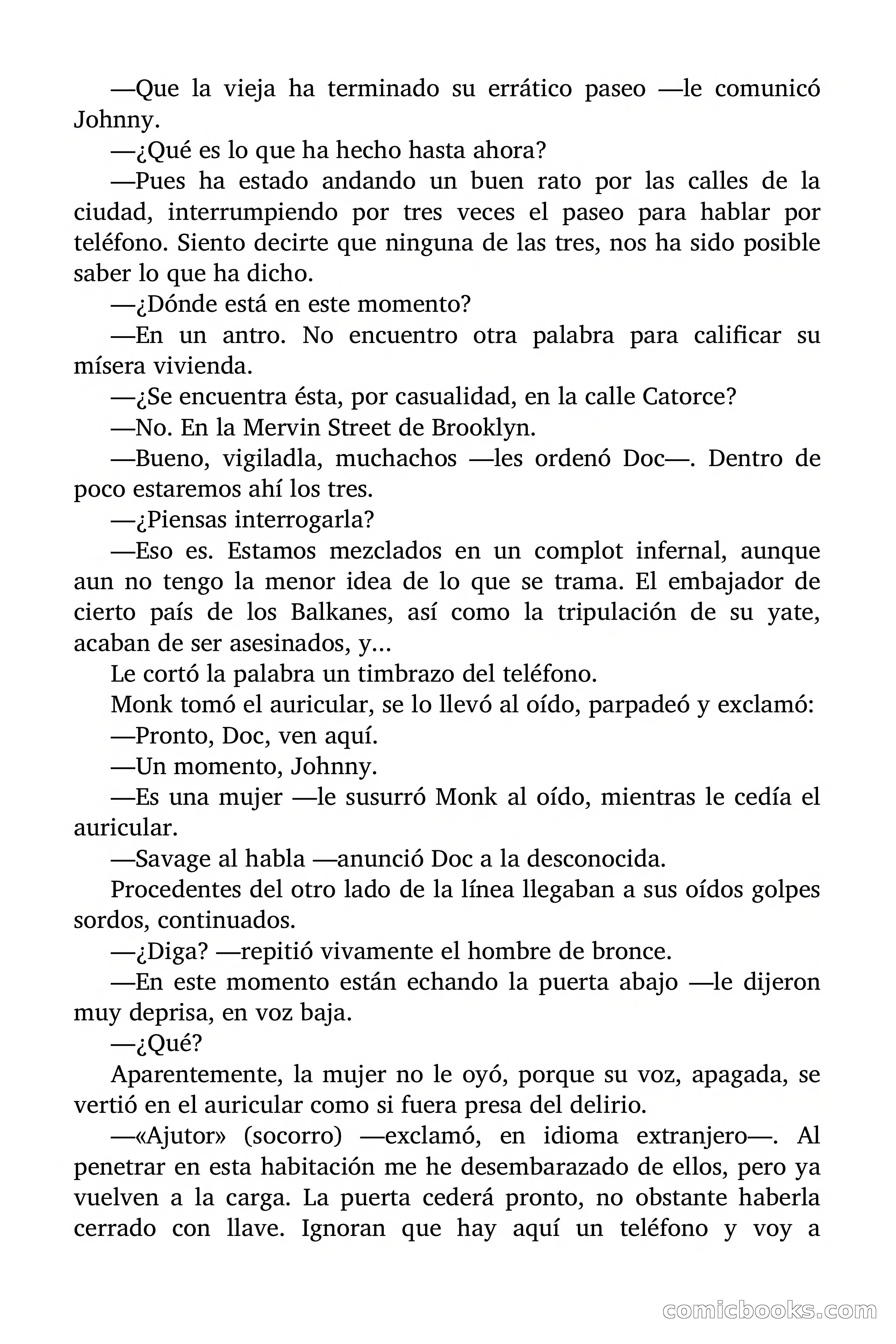 Doc Savage: El terror purpúreo — page 23 of 176