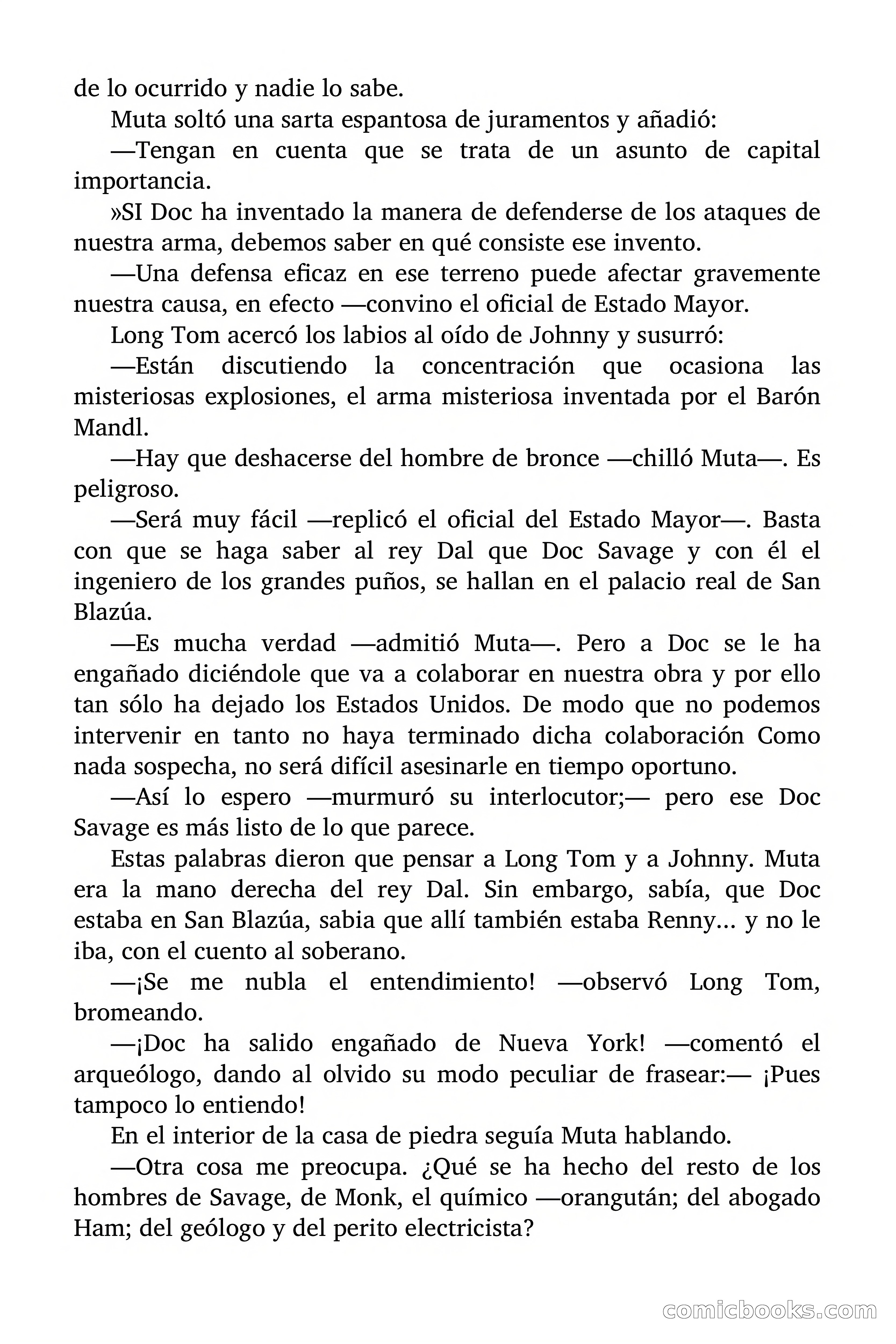 Doc Savage: El terror purpúreo — page 128 of 176
