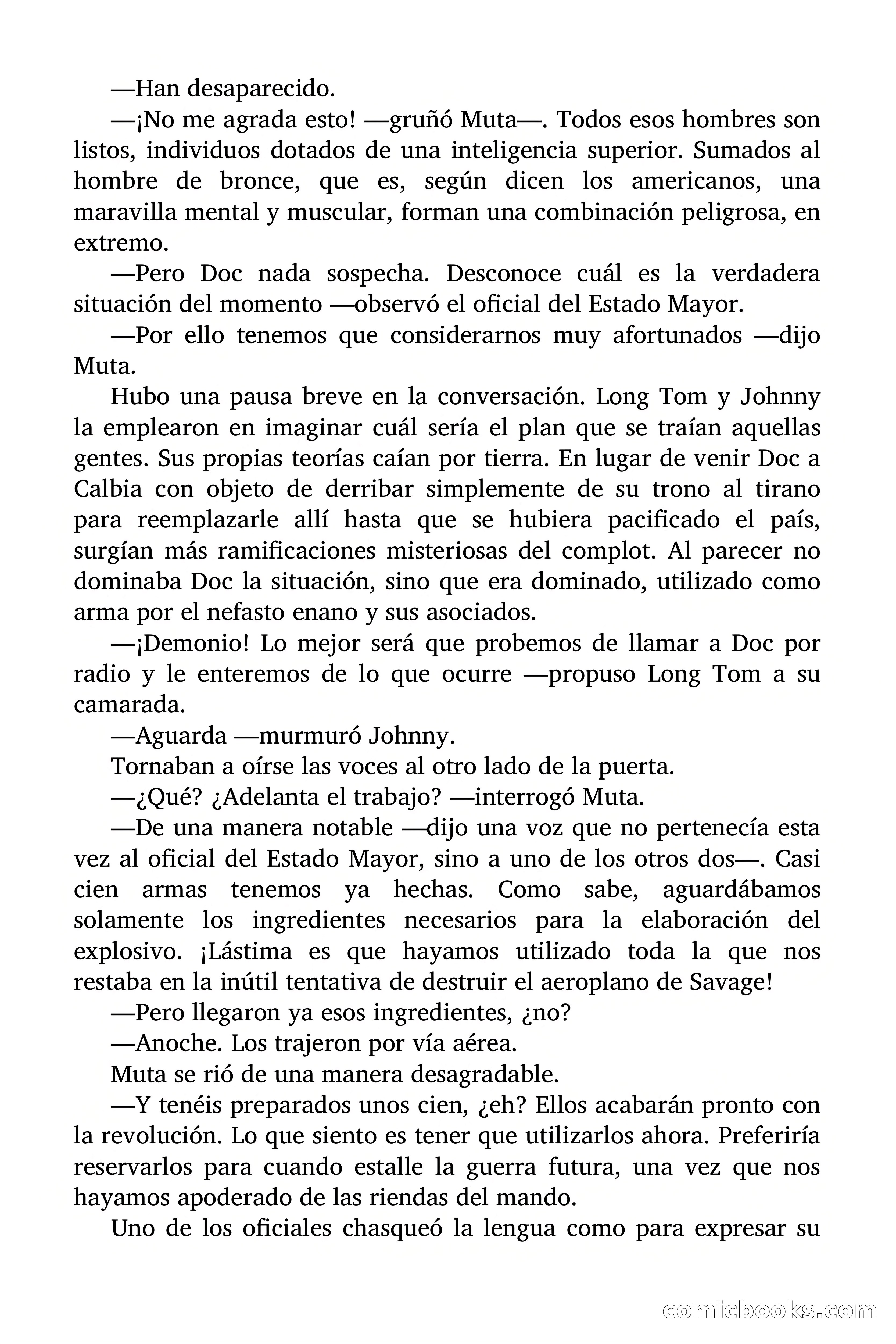 Doc Savage: El terror purpúreo — page 129 of 176