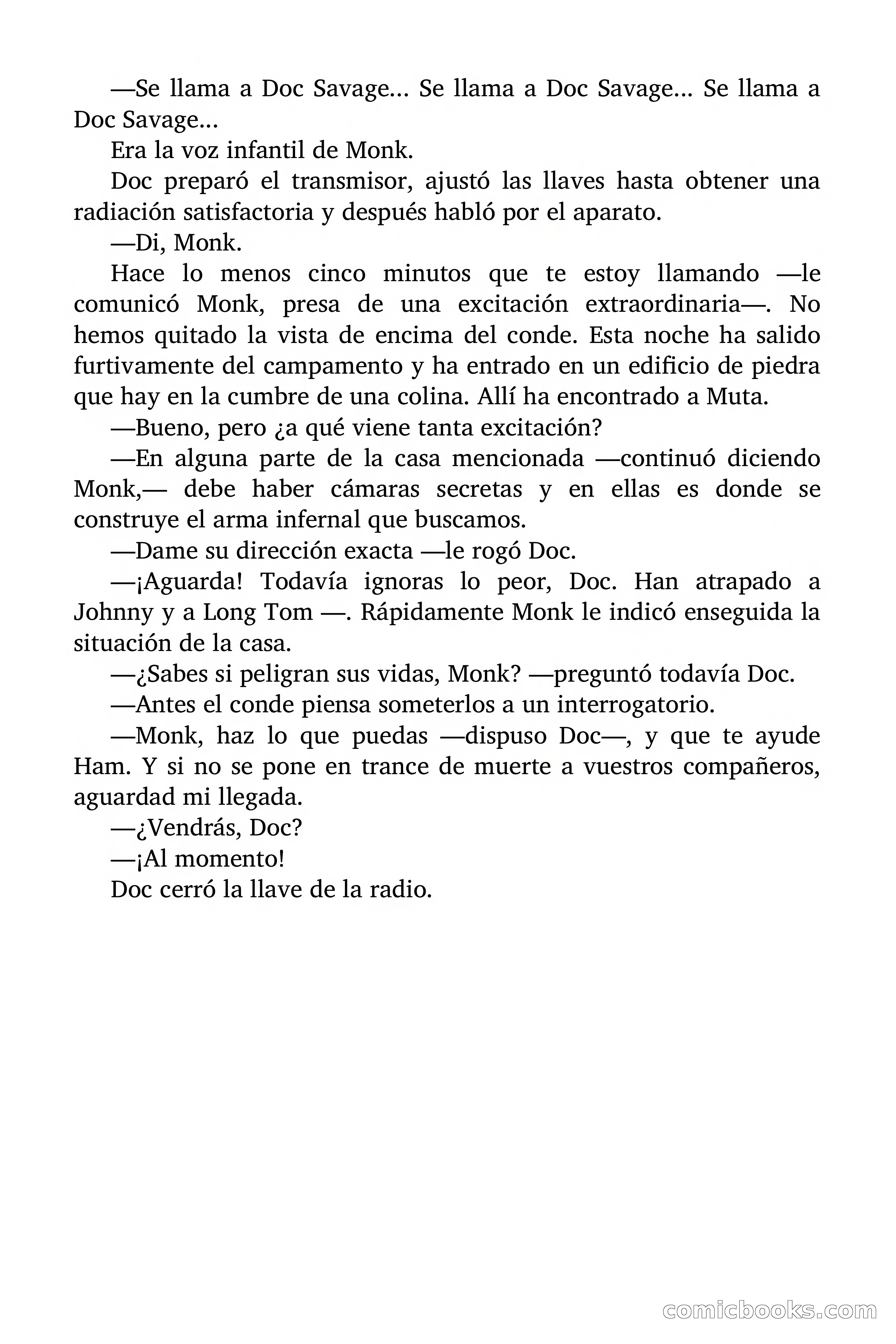 Doc Savage: El terror purpúreo — page 142 of 176