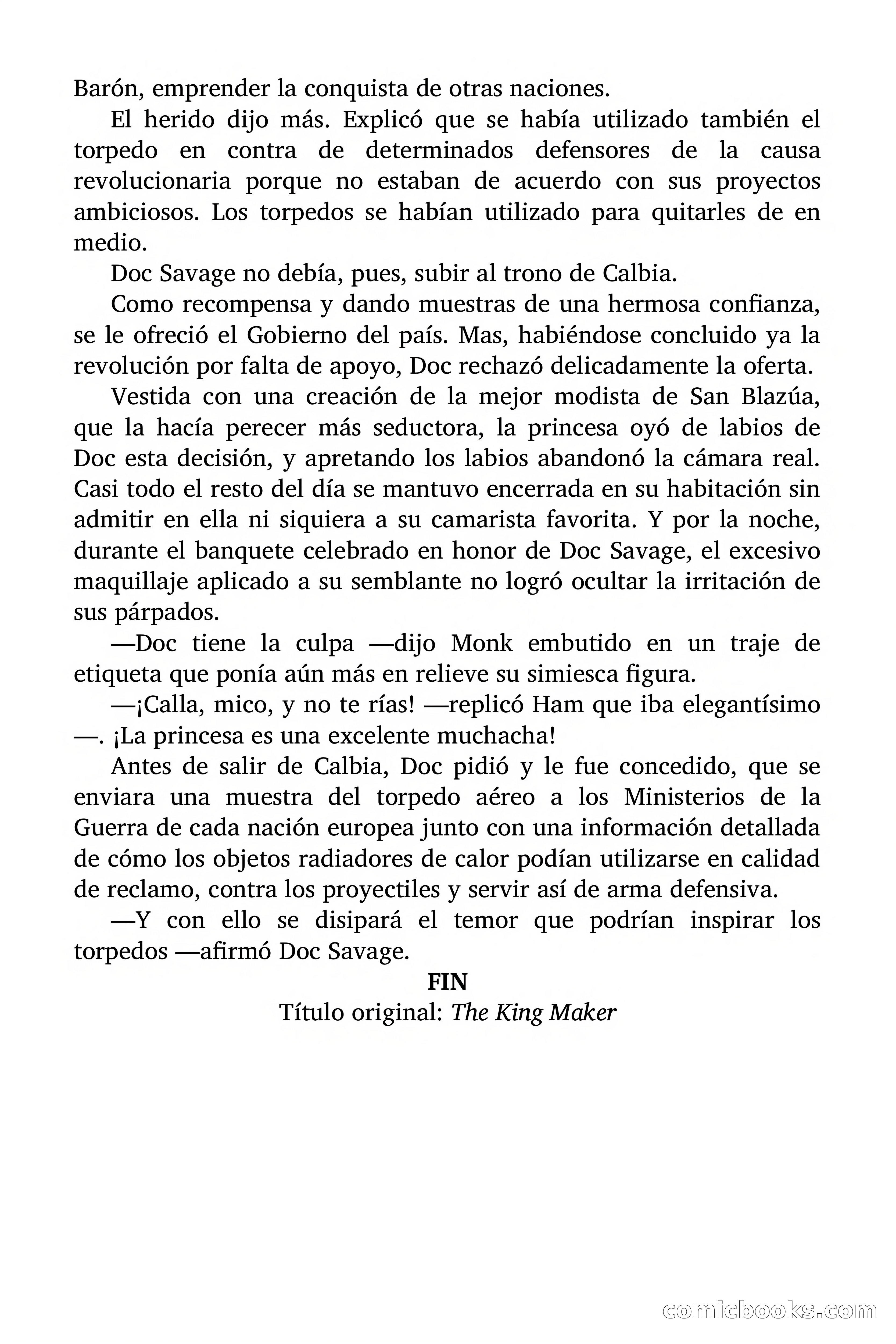 Doc Savage: El terror purpúreo — page 176 of 176