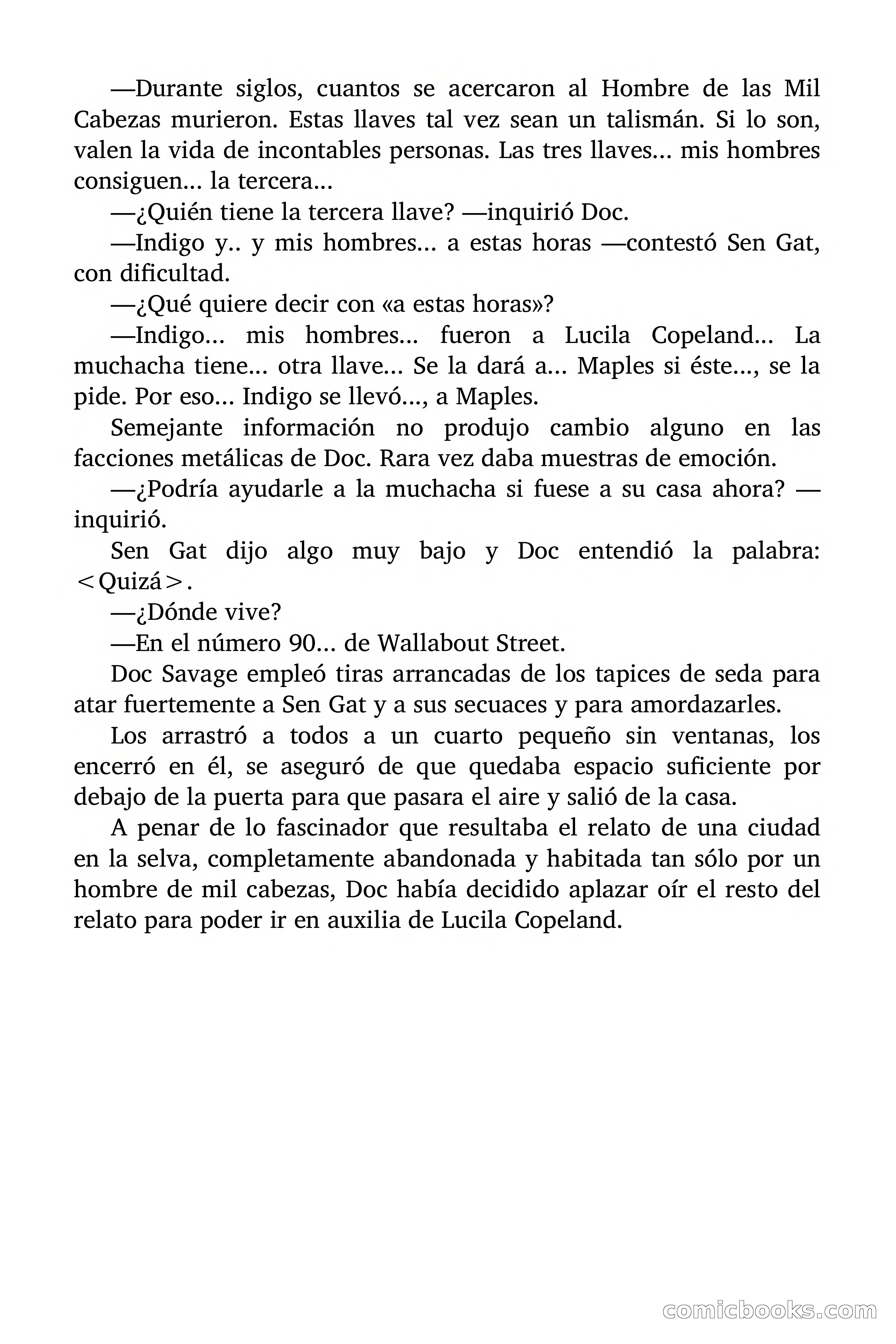 Doc Savage: El hombre de las mil cabezas — page 32 of 179