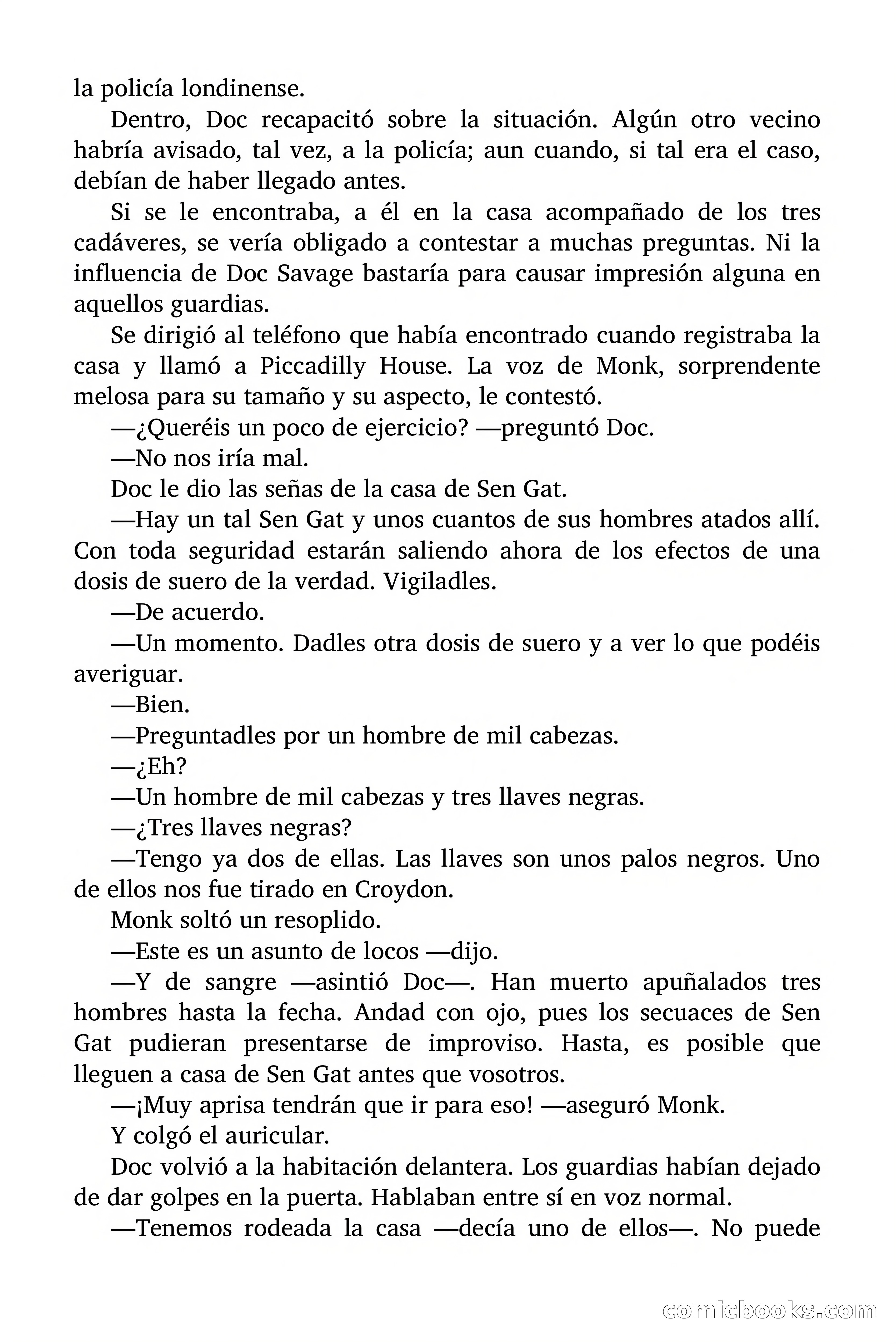 Doc Savage: El hombre de las mil cabezas — page 39 of 179