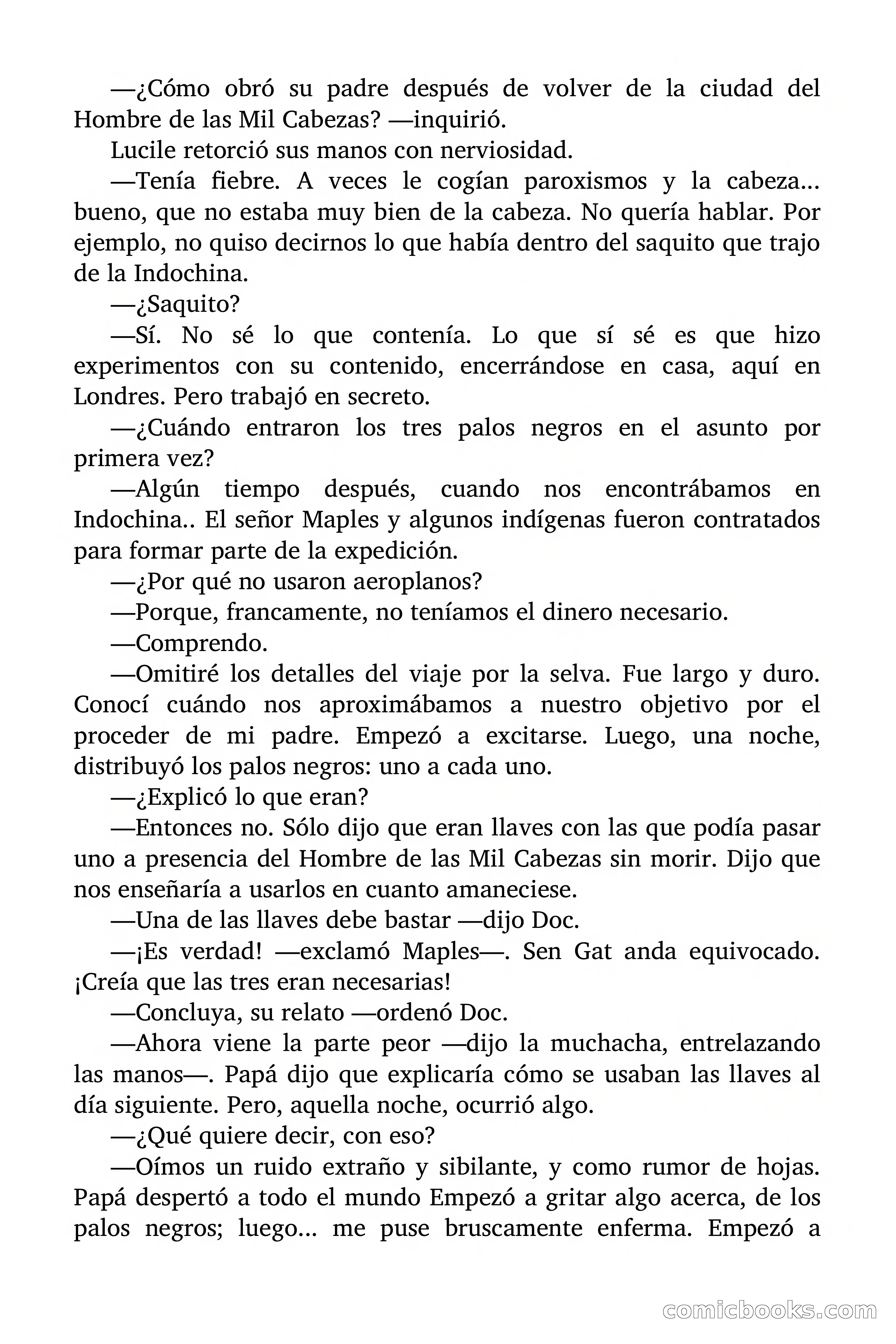 Doc Savage: El hombre de las mil cabezas — page 64 of 179
