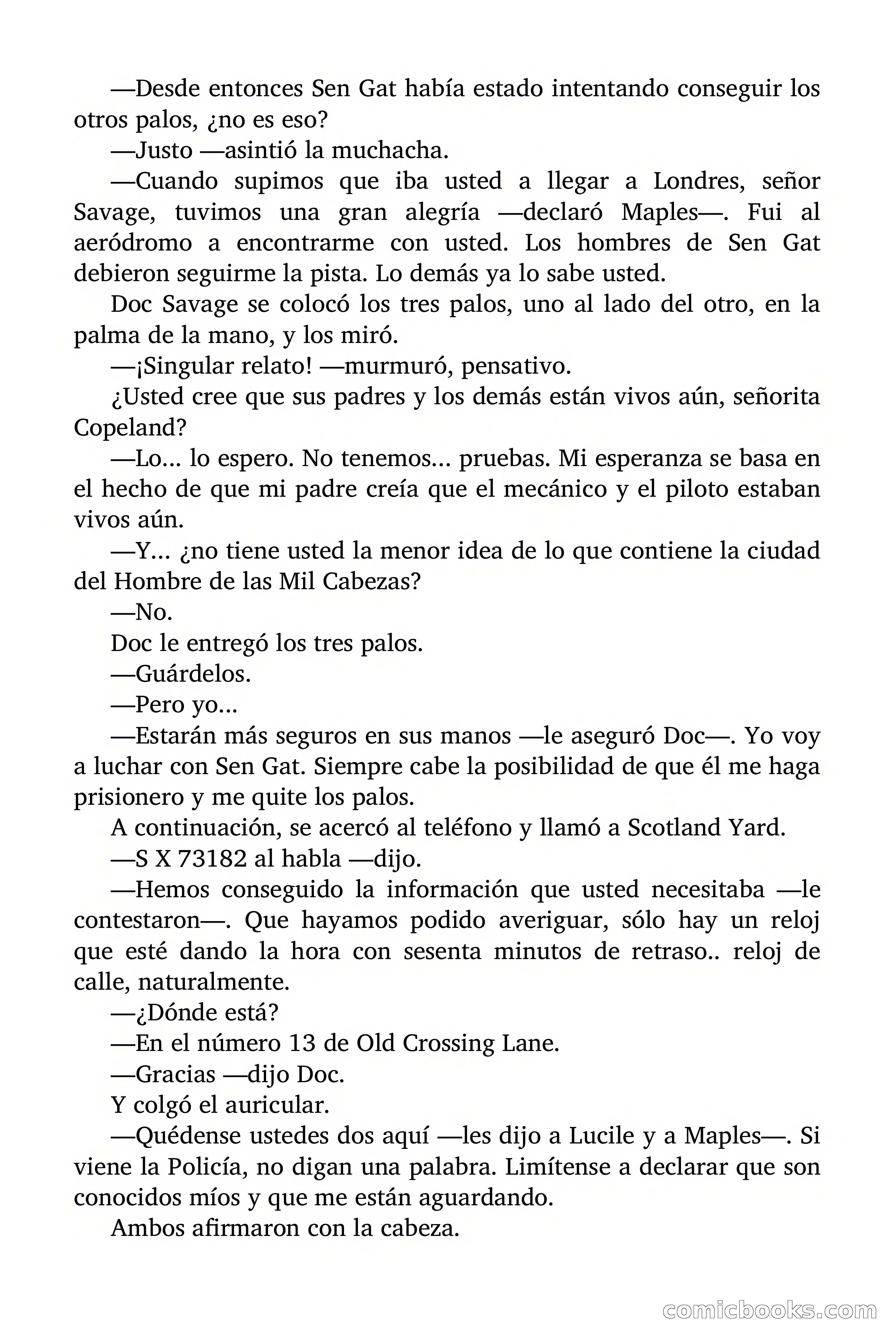 Doc Savage: El hombre de las mil cabezas — page 66 of 179